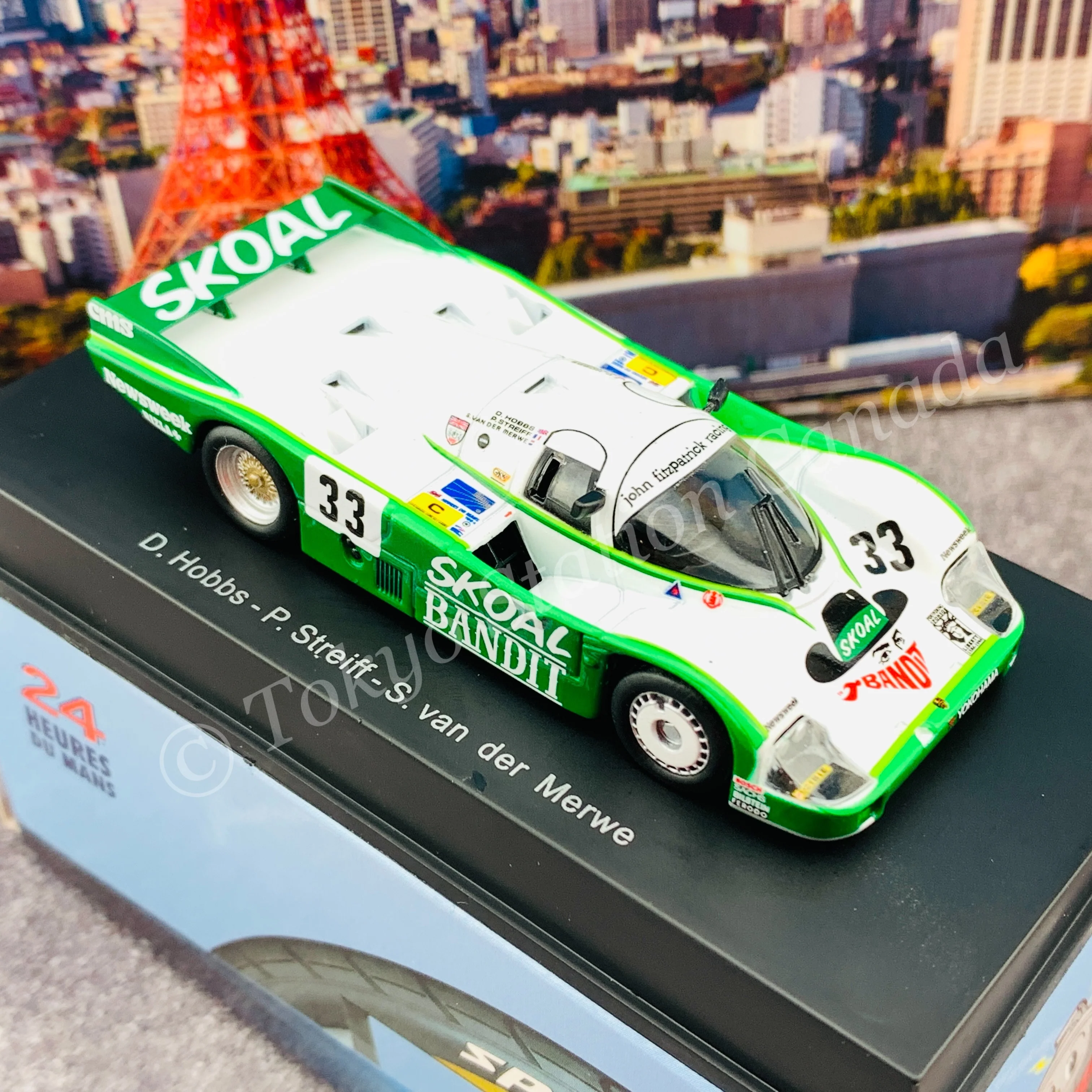 Sparky 1/64 Porsche 956 No.33 3rd 24H Le Mans 1984 D. Hobbs - P. Streiff - S. van der Merwe Y178 - Image 5