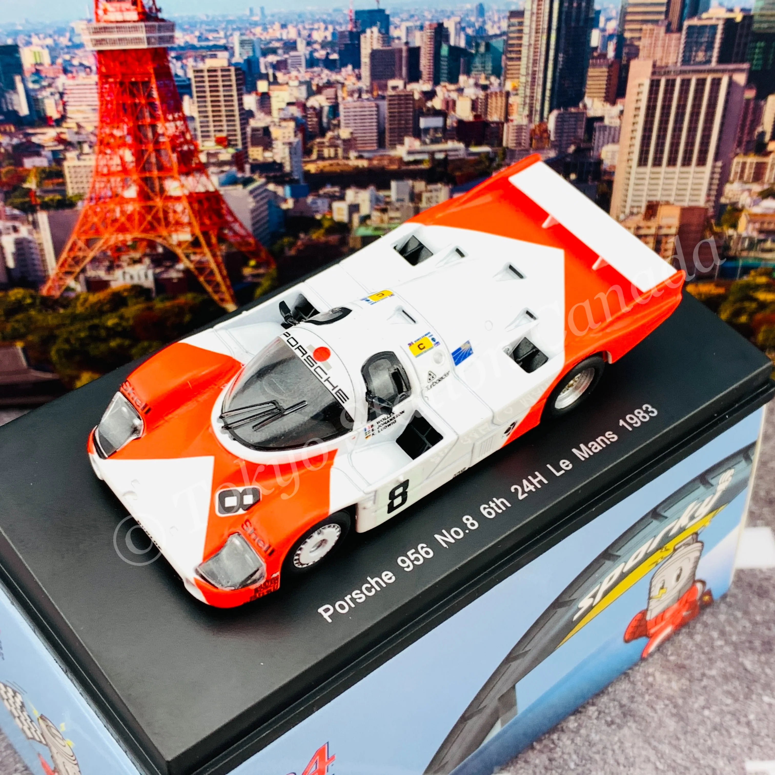 Sparky 1/64 Porsche 956 No.8 6th 24H Le Mans 1983 B. Wollek - K. Ludwig - S. Johansson Y179 - Image 3