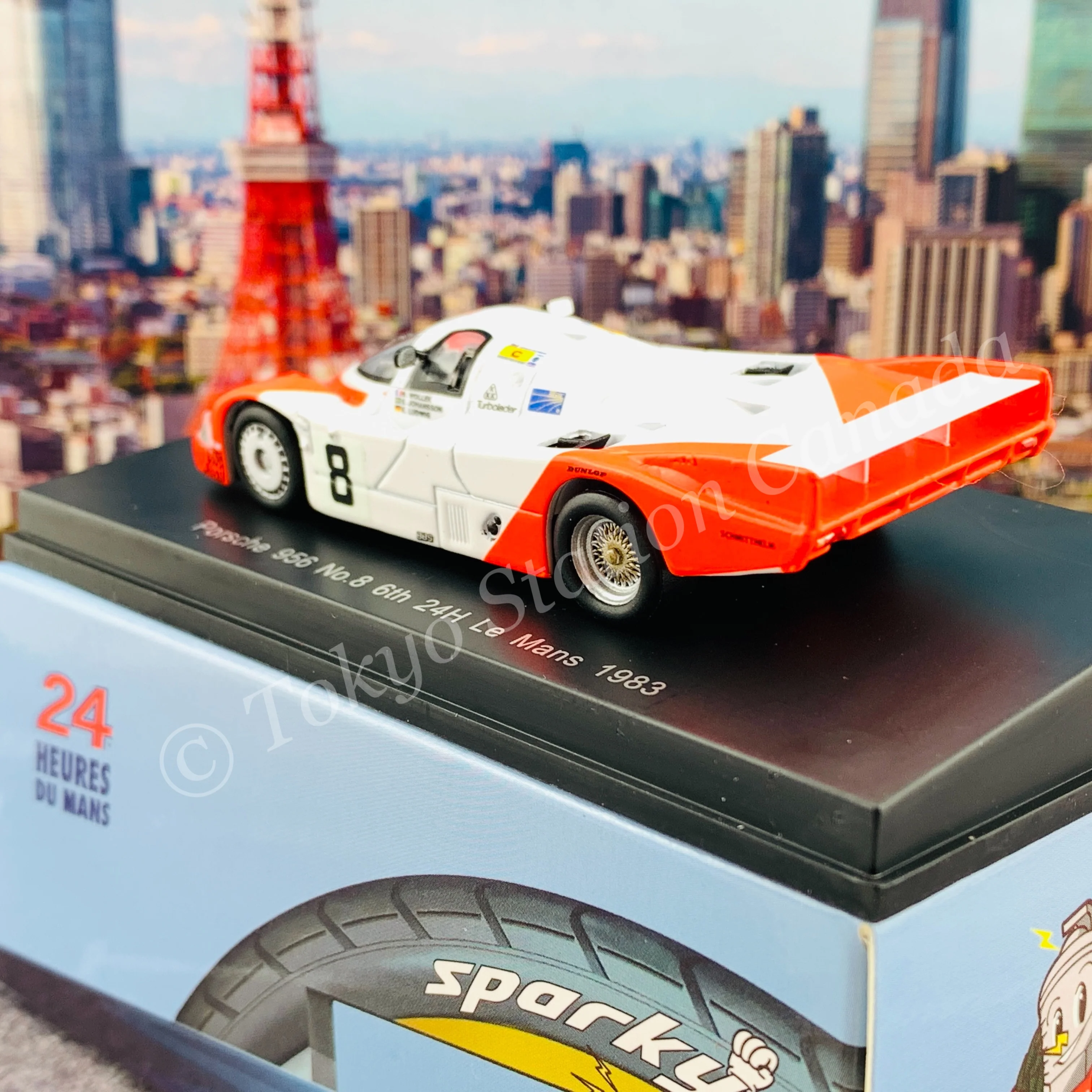 Sparky 1/64 Porsche 956 No.8 6th 24H Le Mans 1983 B. Wollek - K. Ludwig - S. Johansson Y179 - Image 6