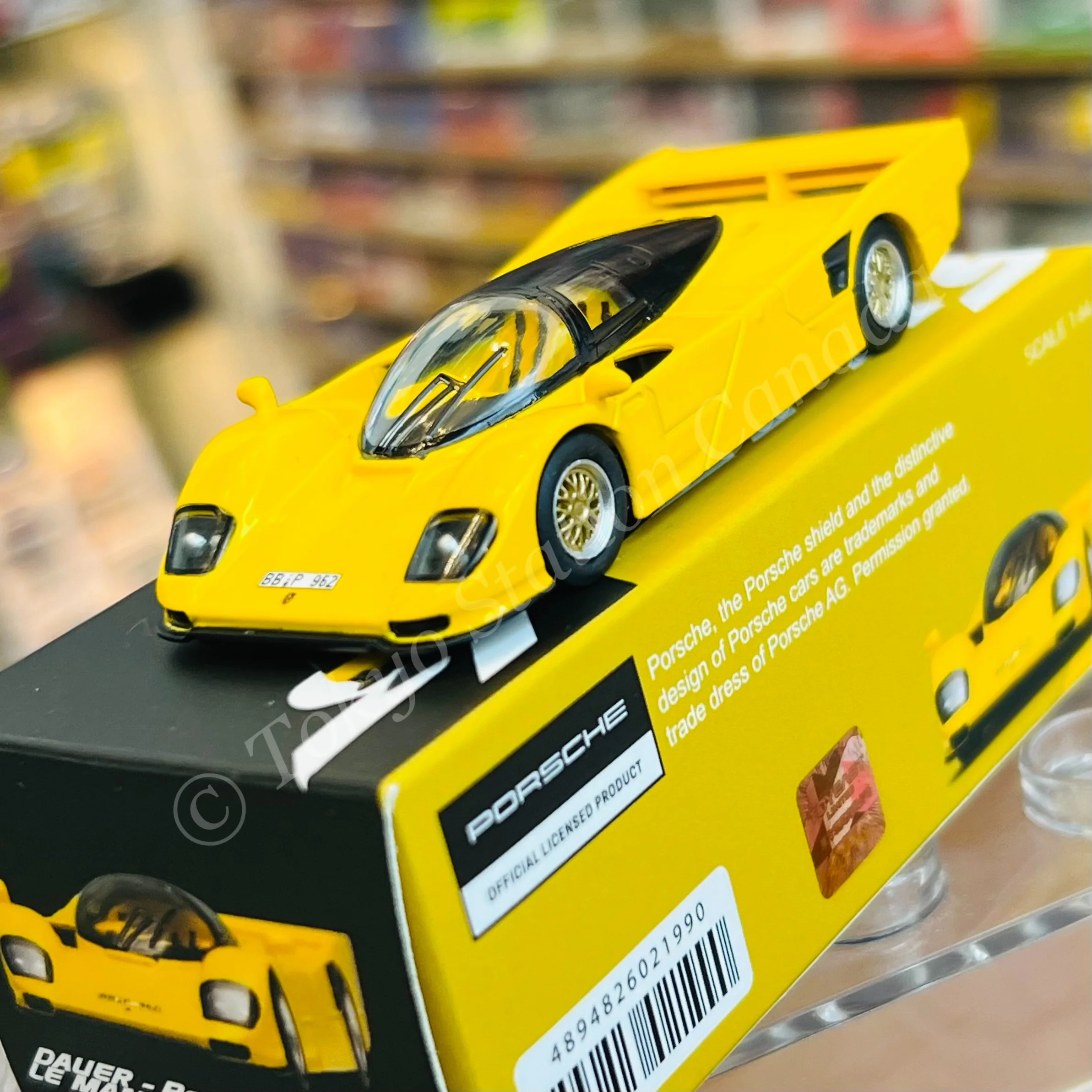 SPARKY x TINY 1/64 Porsche Dauer 962 Le Mans - Yellow YO64010 - Image 2