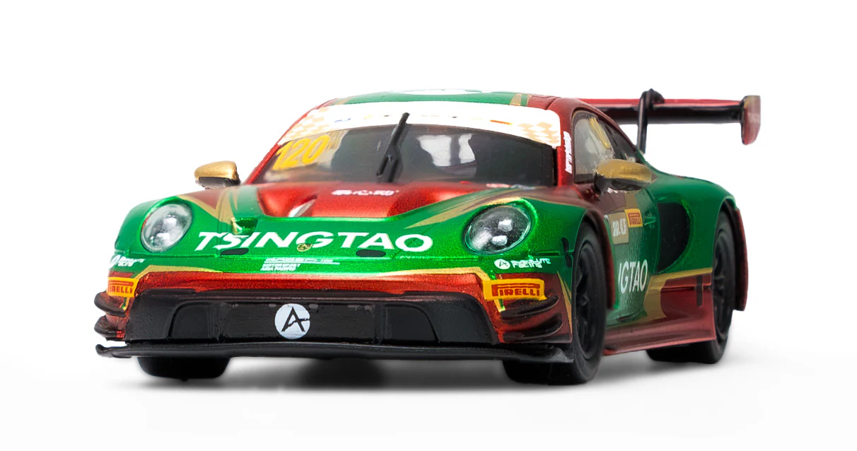 SPARKY x TINY 1/64 Porsche 992 911 GT3 R Macau GT Cup 2023 - Tsing Tao YO64007 - Image 5