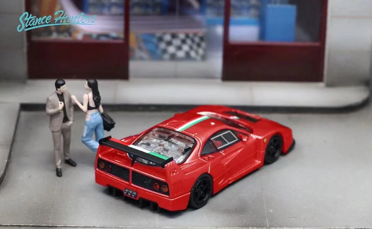 Stance Hunters 1/64 F40 LM Classic Red Italian Stripe - Image 3