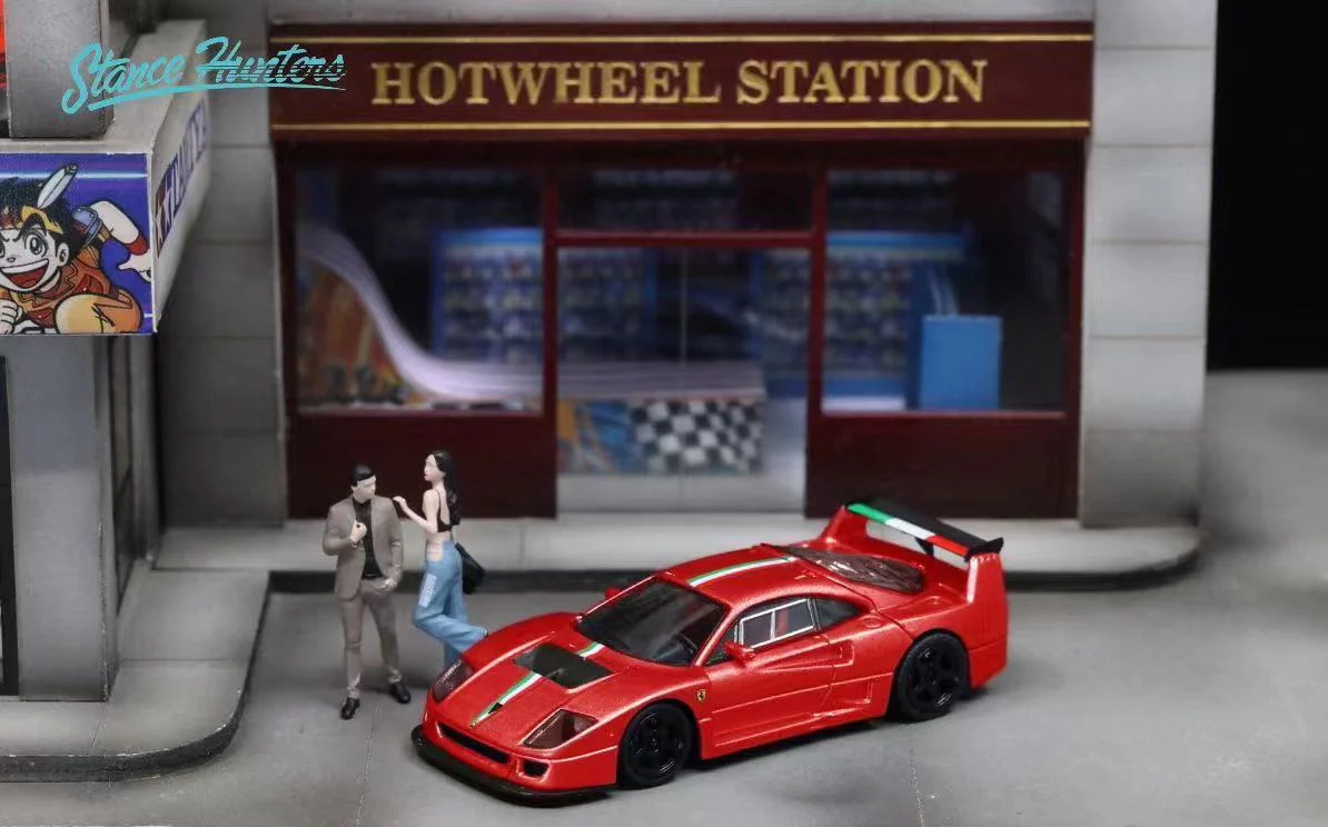 Stance Hunters 1/64 F40 LM Classic Red Italian Stripe - Image 4