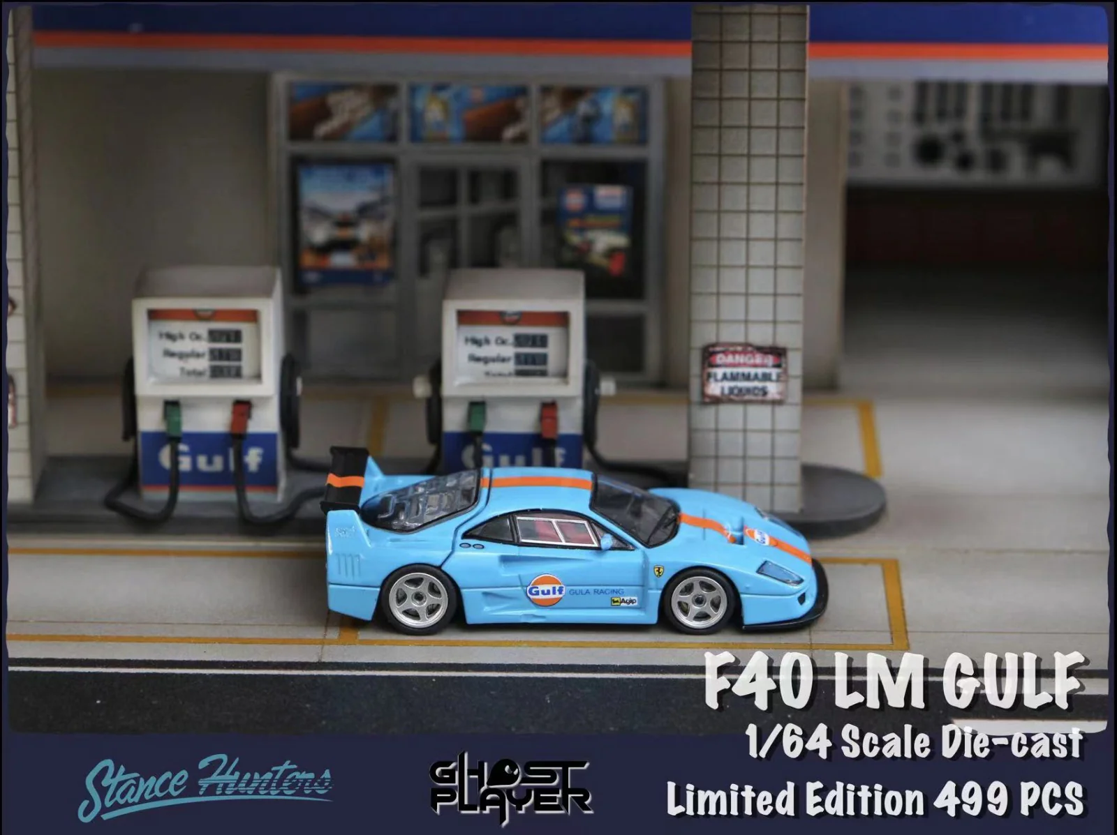 Stance Hunters 1/64 Ghost Player F40 LM Gulf - Image 2