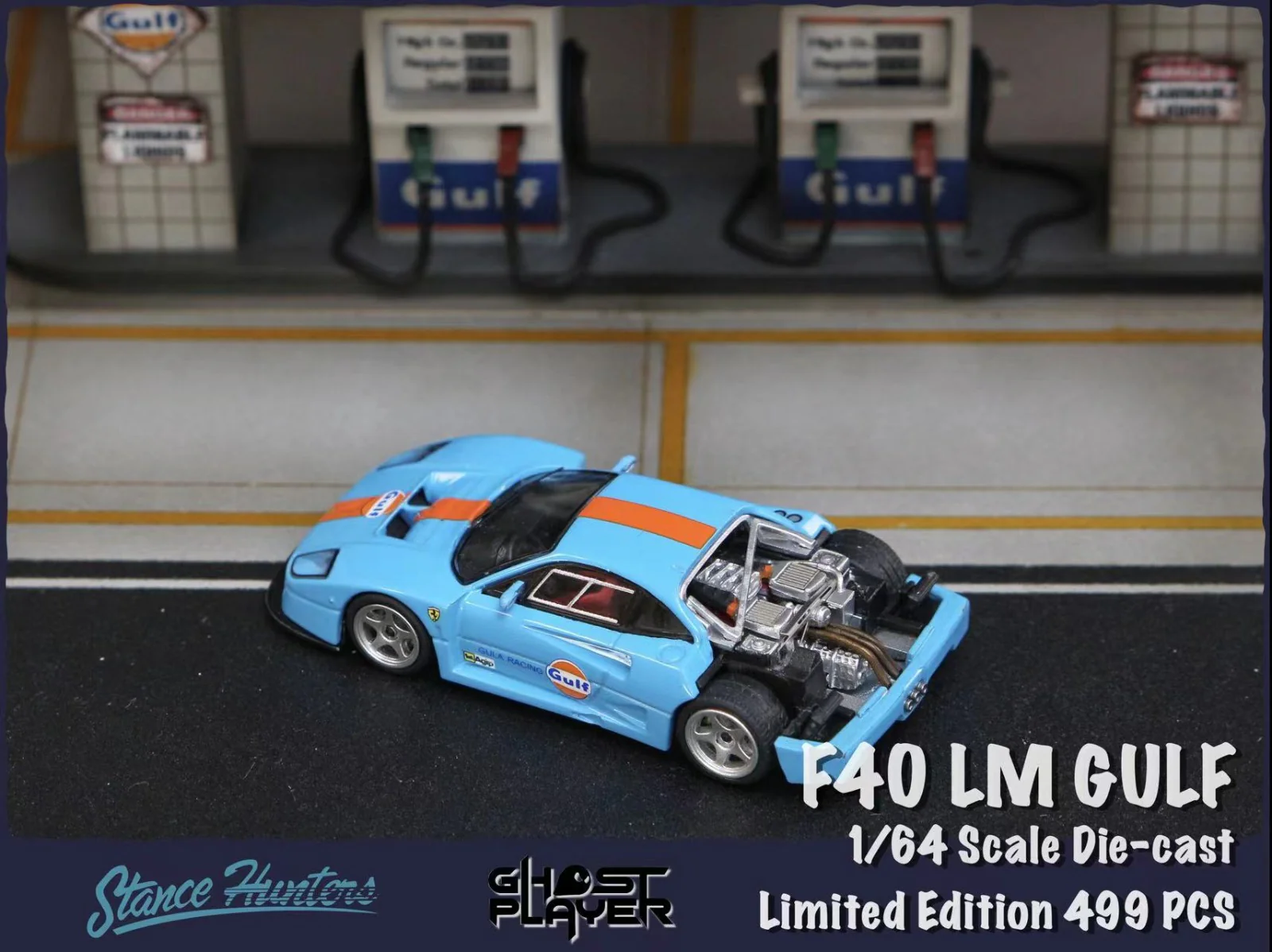 Stance Hunters 1/64 Ghost Player F40 LM Gulf - Image 3