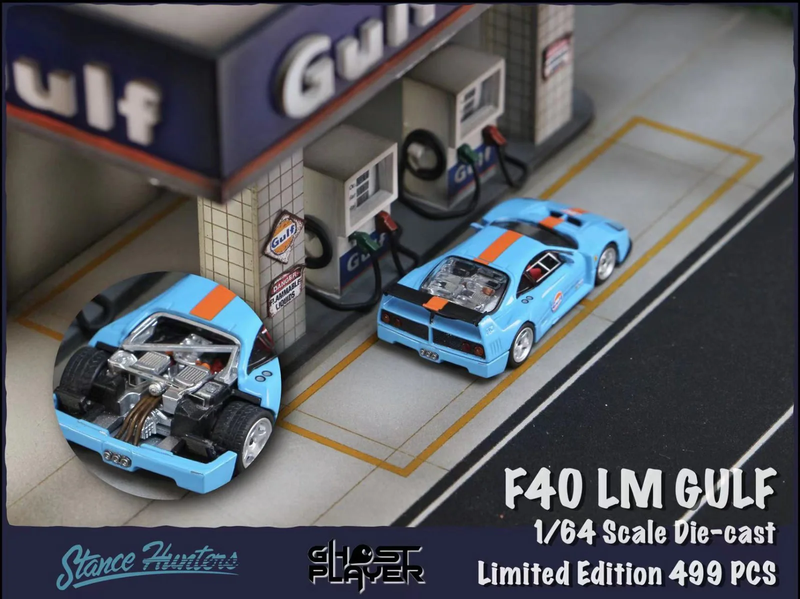 Stance Hunters 1/64 Ghost Player F40 LM Gulf - Image 5