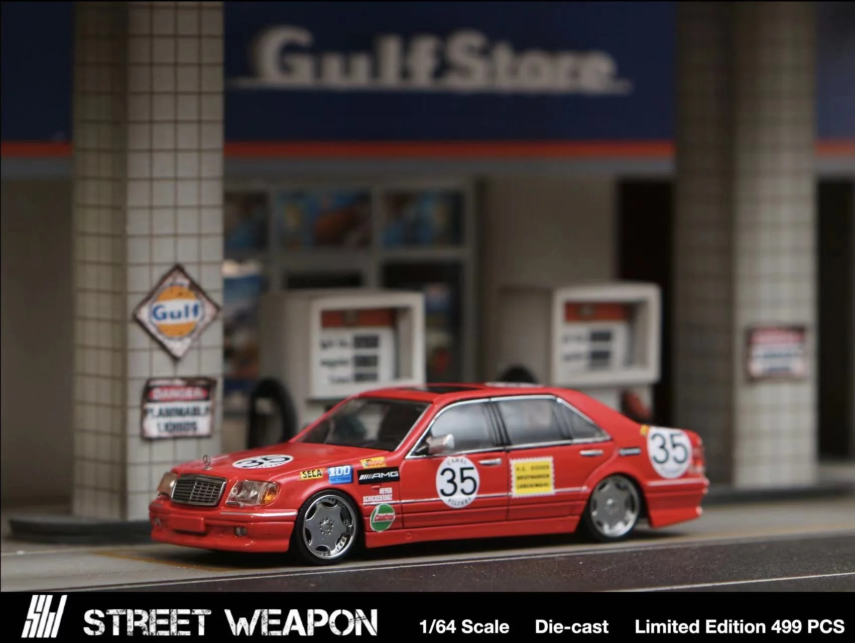 Stance Hunters x Street Weapon 1/64 S Class W140 RED PIG #35 - Image 2
