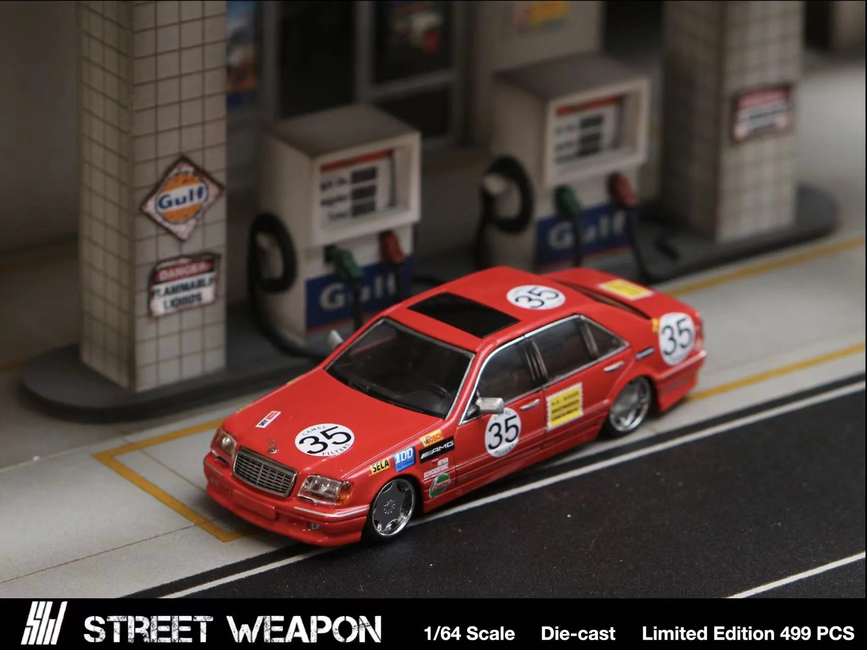Stance Hunters x Street Weapon 1/64 S Class W140 RED PIG #35 - Image 3