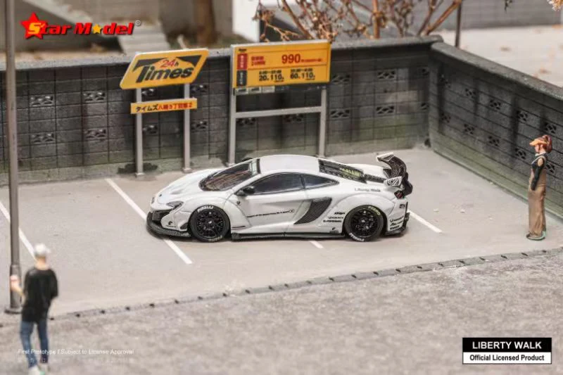 Star Model 1/64 LB-Works MCL 650S Wide Body - Gloss White Deluxe Version - Image 2