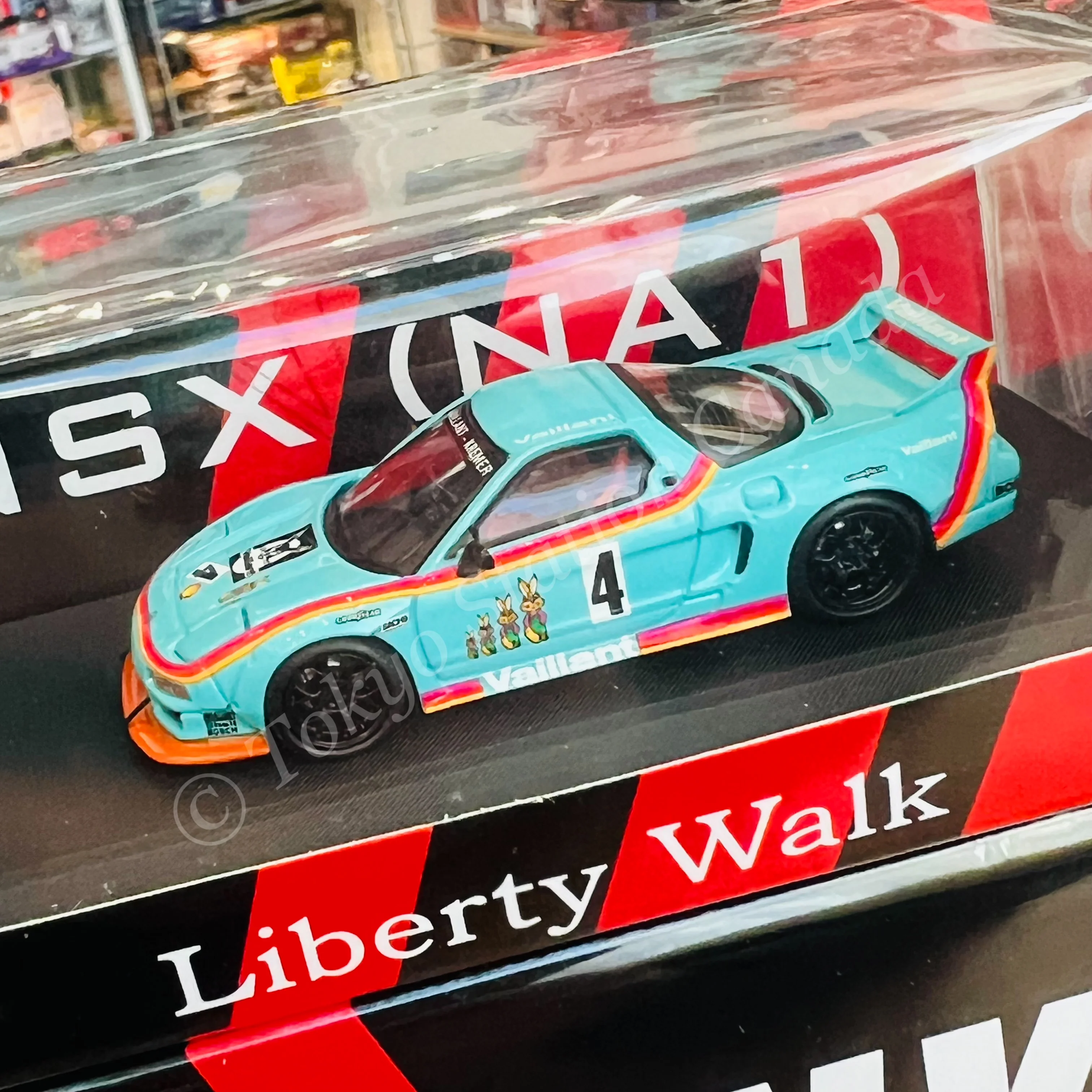 Star Model 1/64 LBWK NSX NA1 Green Vaillant Rabbit - Image 2