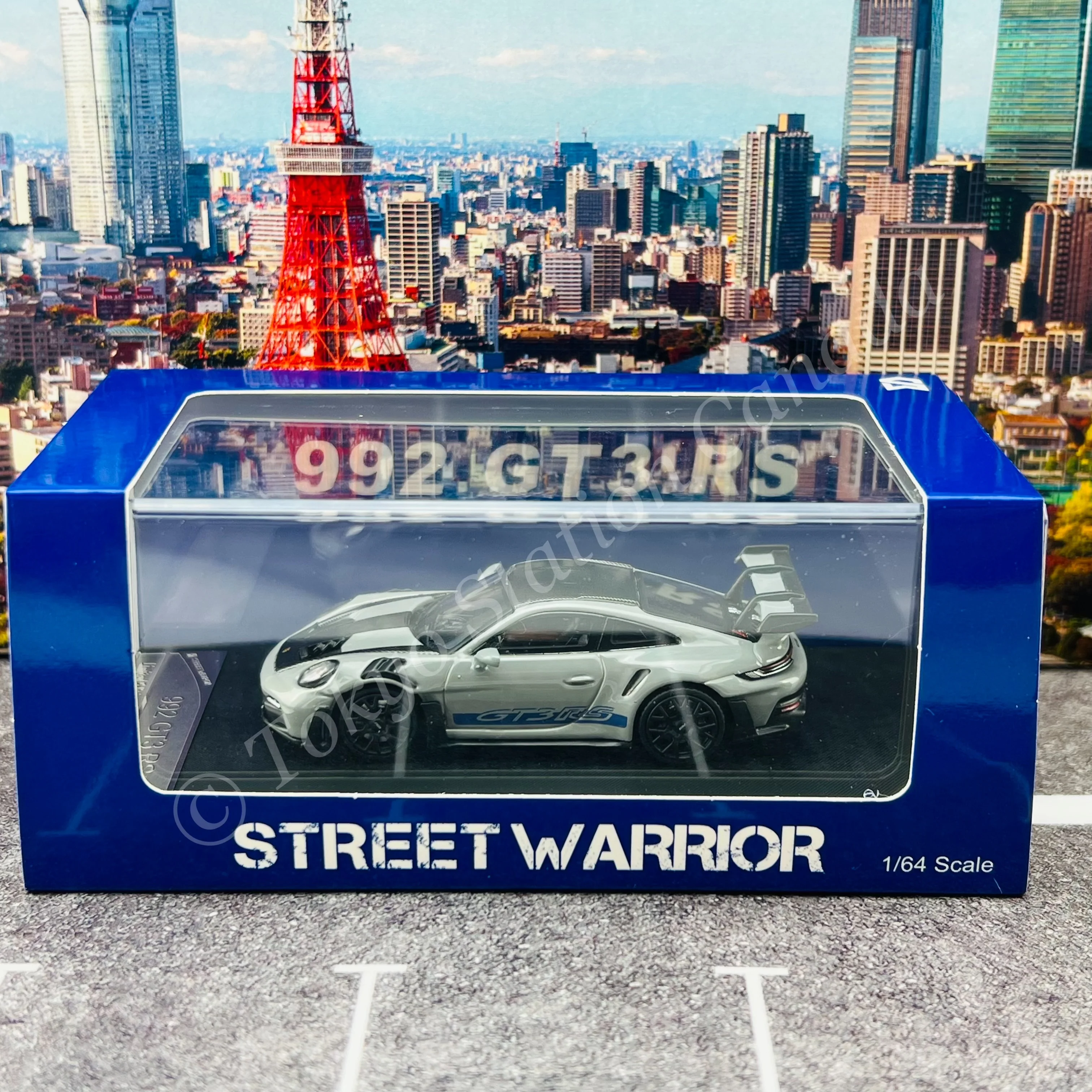 Street Weapon 1/64 992 GT3 RS GREY - Image 2
