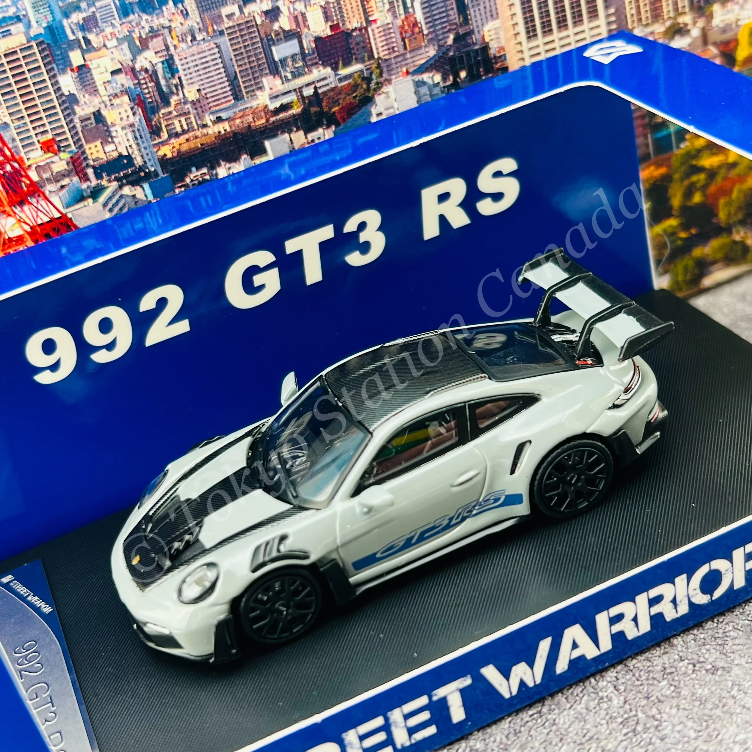 Street Weapon 1/64 992 GT3 RS GREY - Image 3
