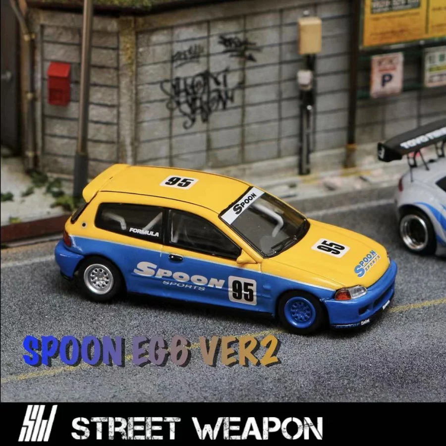 Street Weapon x Stance Hunters 1/64 Civic EG6 Spoon #95 - Image 2