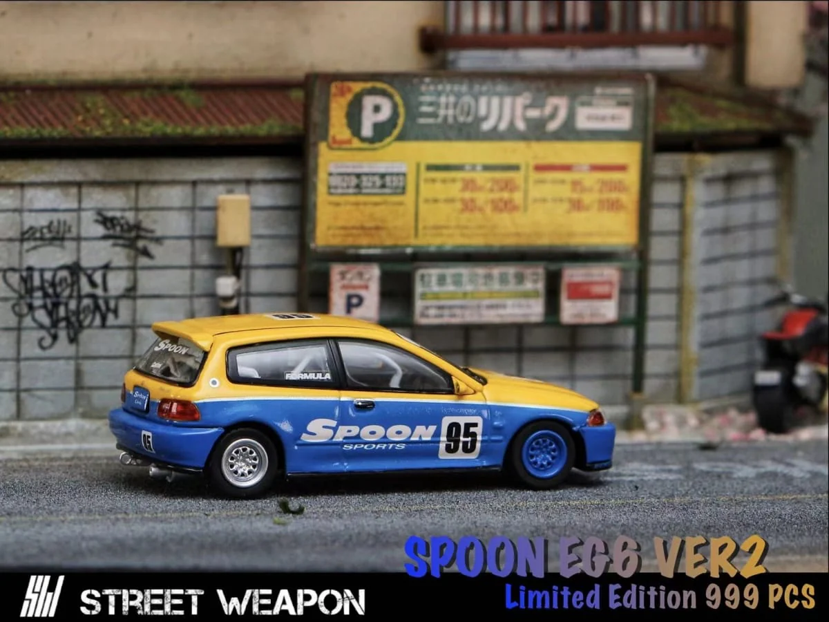 Street Weapon x Stance Hunters 1/64 Civic EG6 Spoon #95 - Image 4