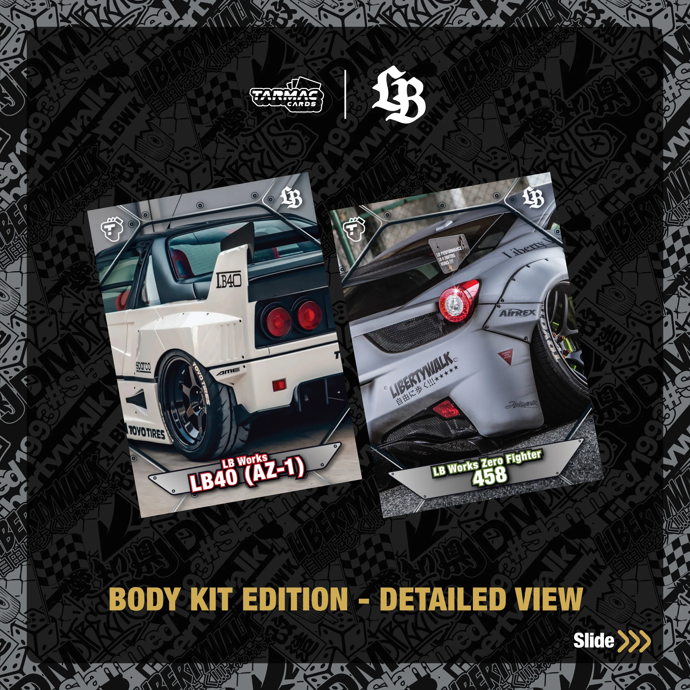 TARMAC CARDS LIBERTY WALK COLLECTIBLE TRADING CARDS VOL.01 (Single Pack) TC-LBC-01-PACK - Image 5