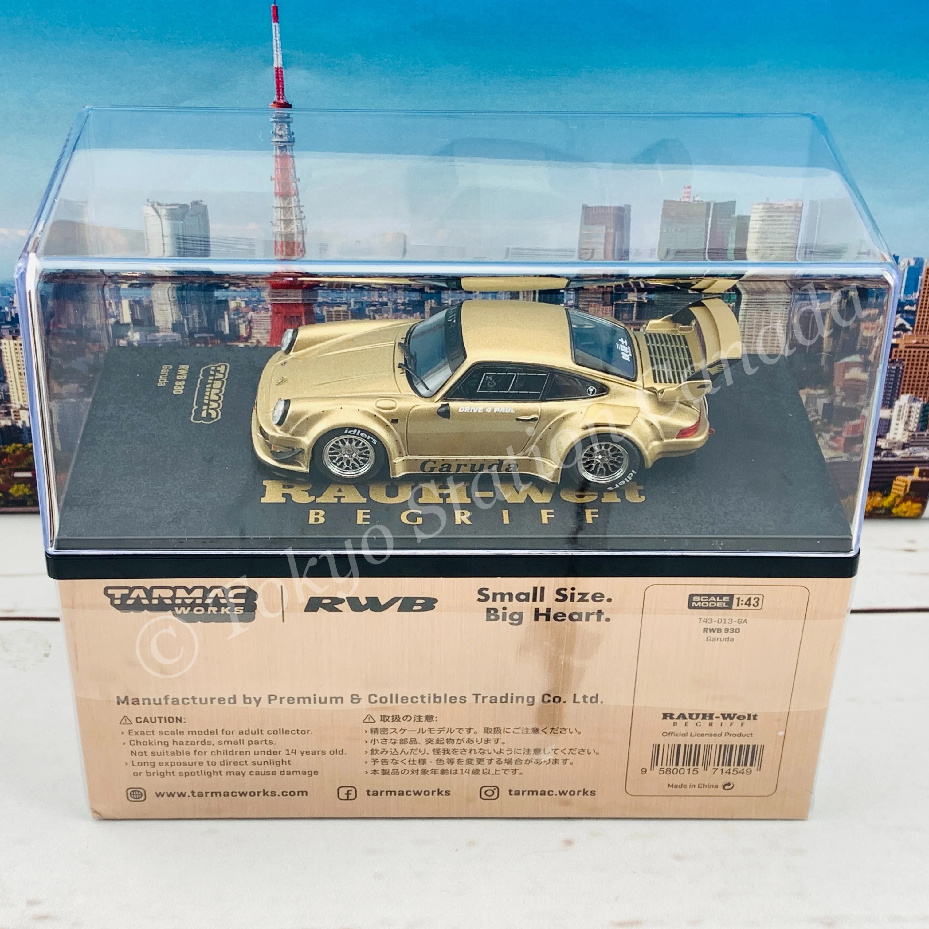Tarmac Works 1/43 Hobby43 RWB 930  Garuda T43-013-GA - Image 7