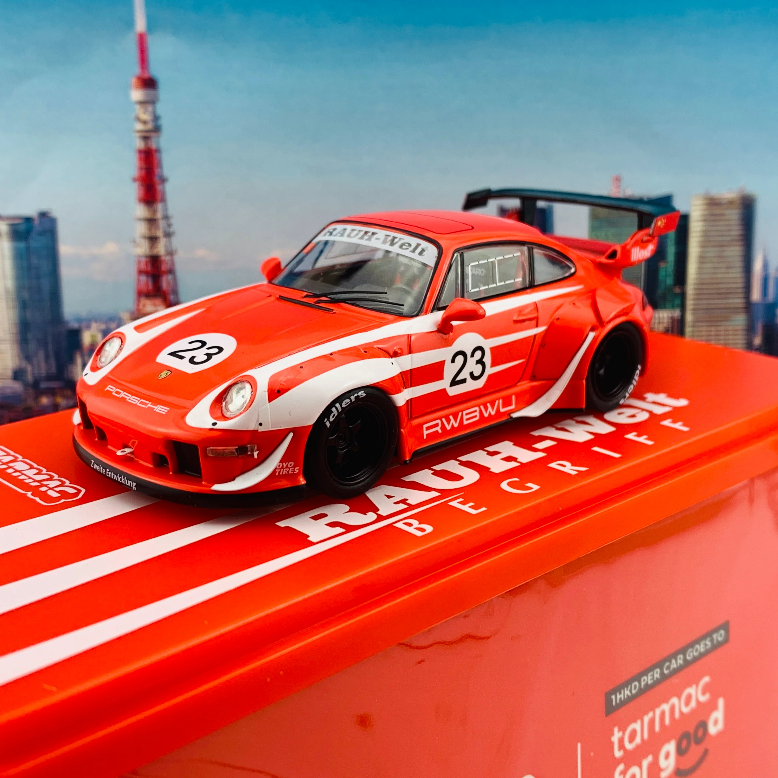 Tarmac Works 1/43 Hobby Collection RWB 993 RWB WU T43-014-WU - Image 2