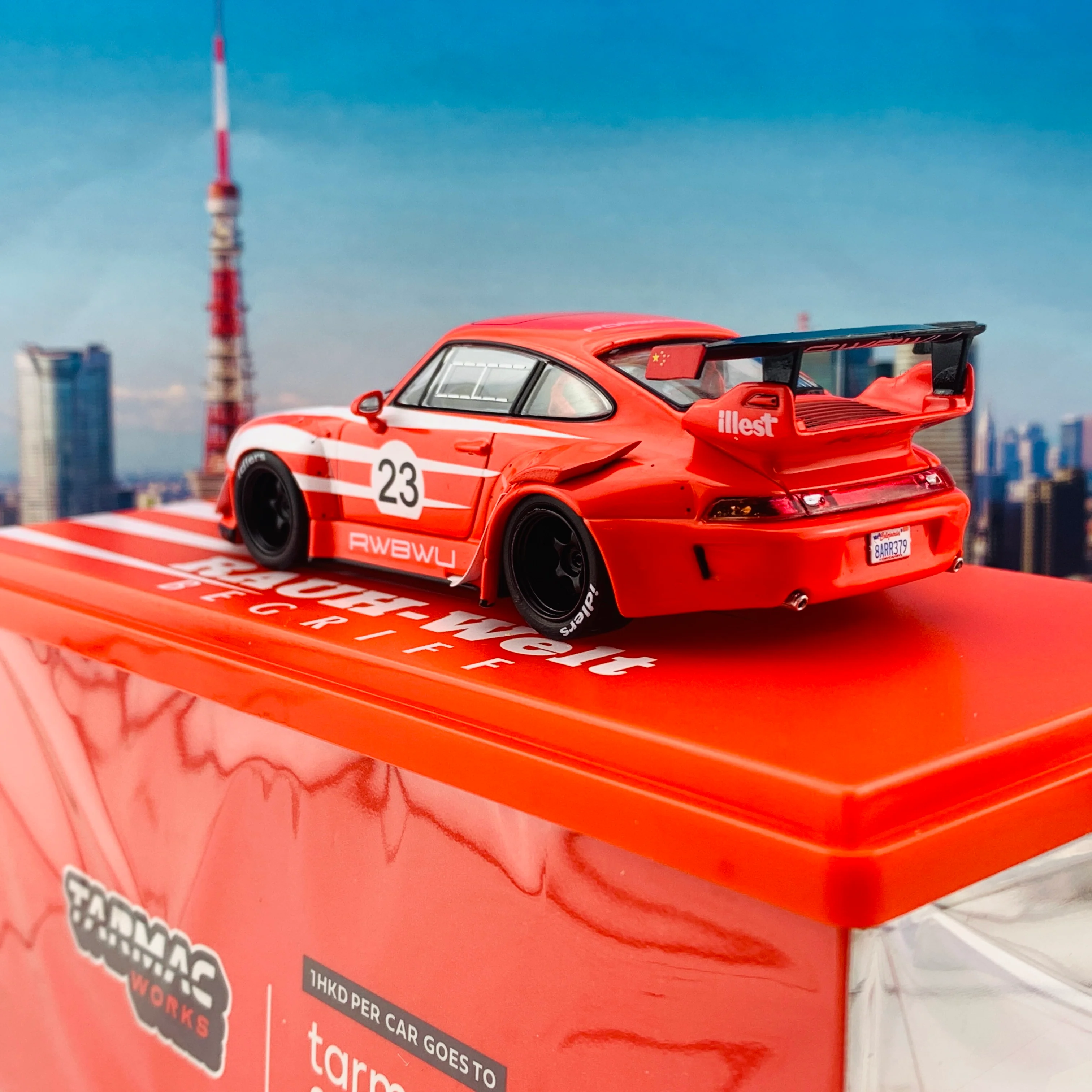 Tarmac Works 1/43 Hobby Collection RWB 993 RWB WU T43-014-WU - Image 5