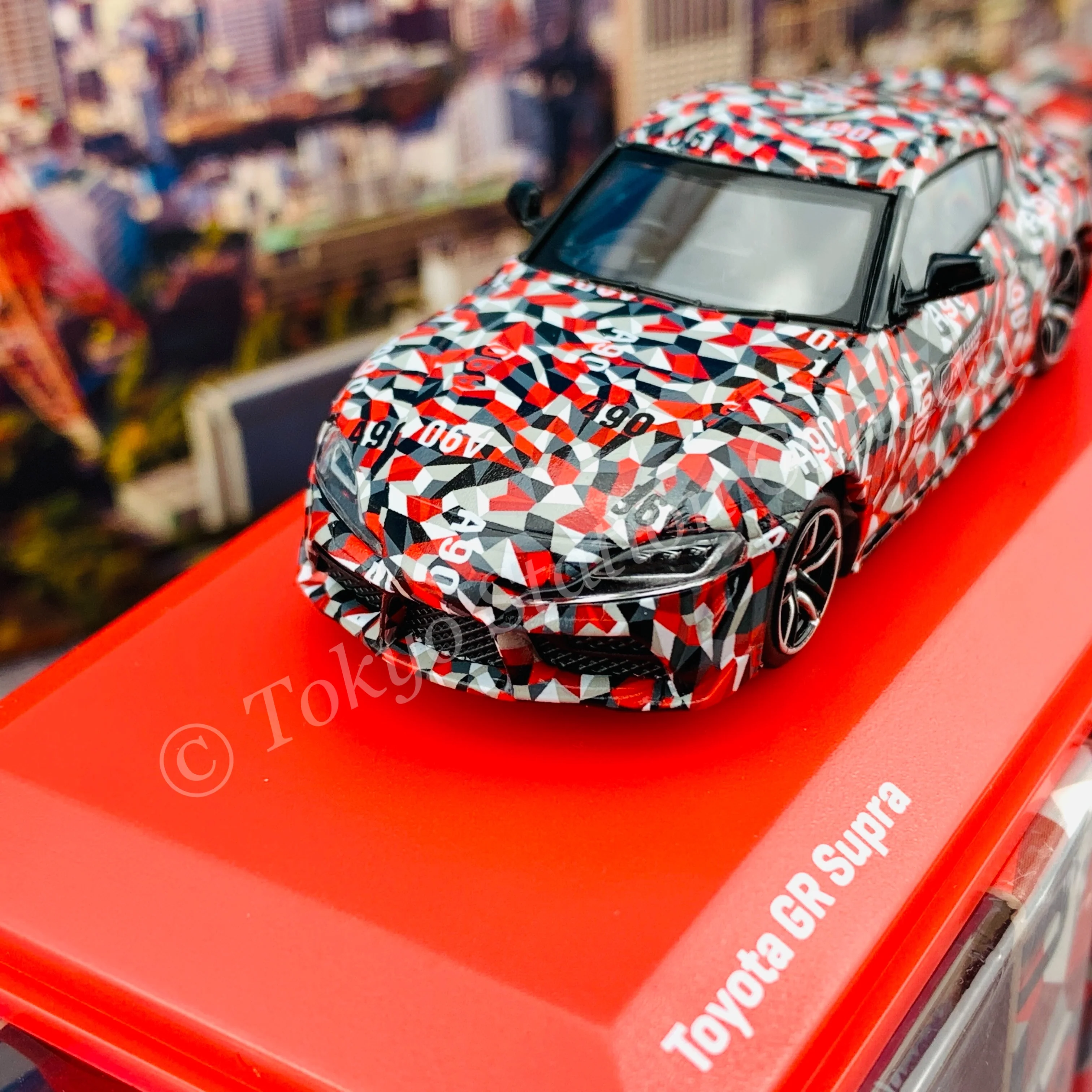 Tarmac Works 1/64 COLLAB64 Toyota GR Supra TEST CAR *** Collaboration with Kyosho *** T64K-002-TEST - Image 4