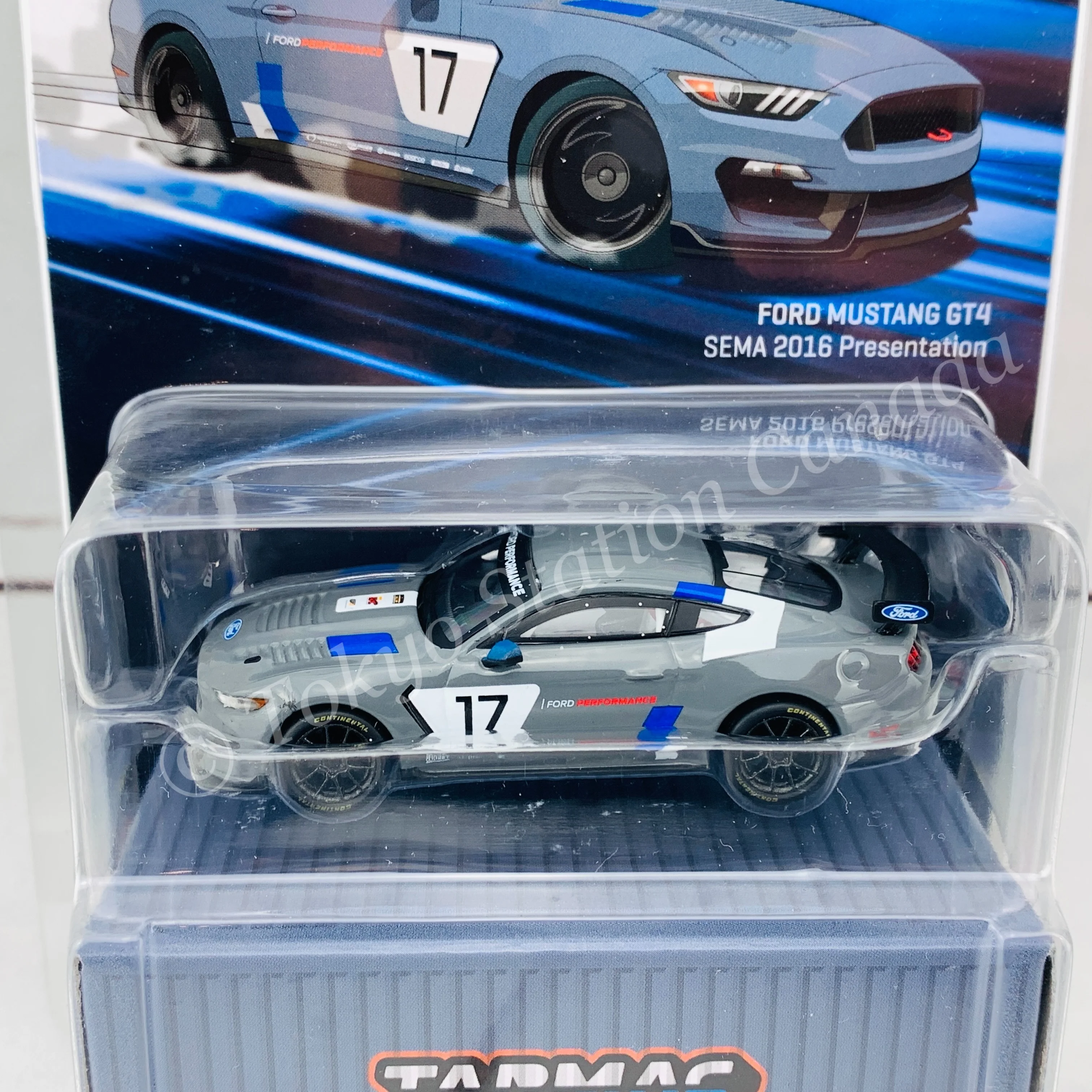 Tarmac Works 1/64 Ford Mustang GT4 SEMA 2016 Presentation SPECIAL EDITION T64G-011-SEMA - Image 2