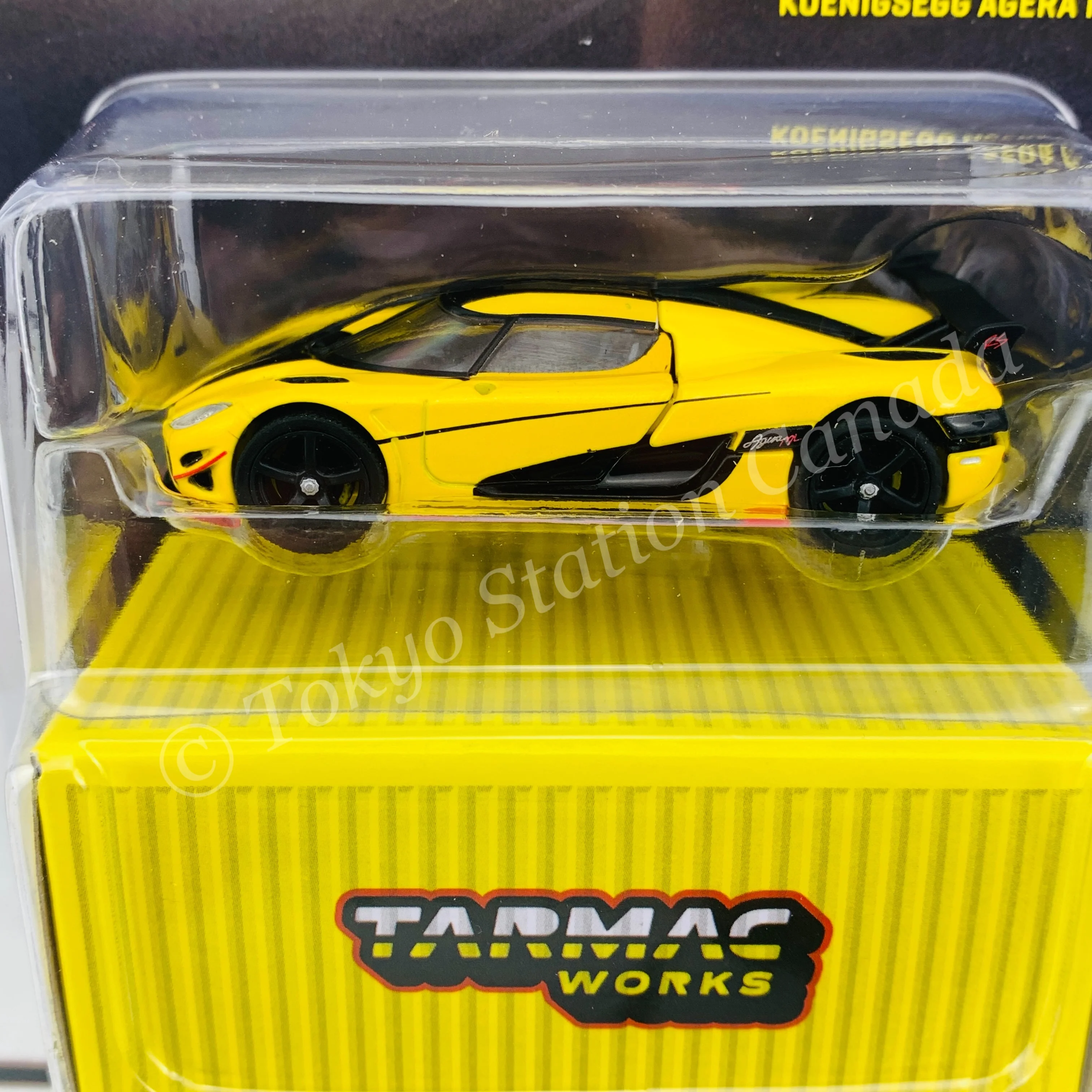 Tarmac Works 1/64 Global Collection Koenigsegg Agera RS Yellow T64G-005-ML - Image 2