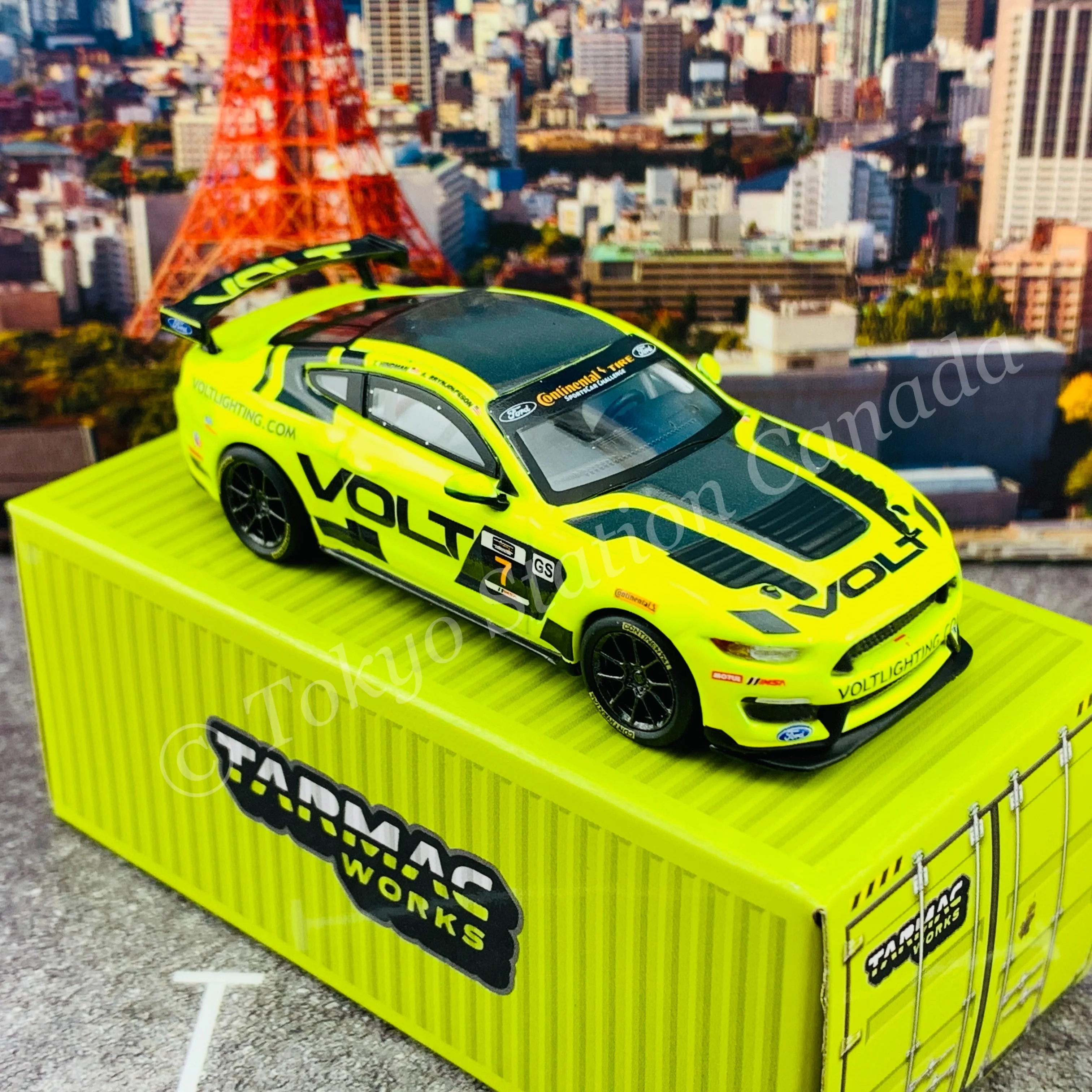Tarmac Works 1/64 Global64 Ford Mustang GT4 IMSA 2018 T64G-011-IMSA - Image 4