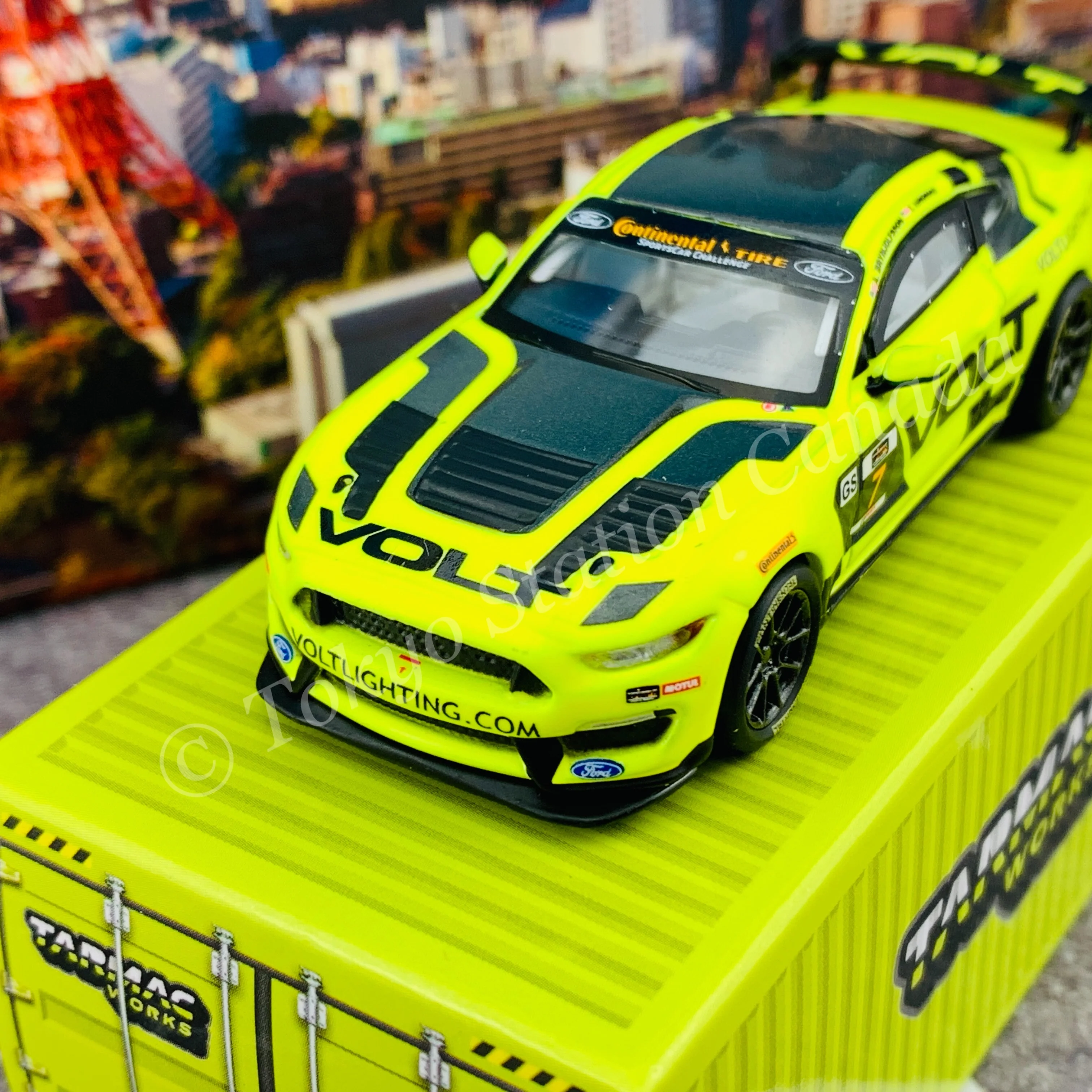 Tarmac Works 1/64 Global64 Ford Mustang GT4 IMSA 2018 T64G-011-IMSA - Image 5