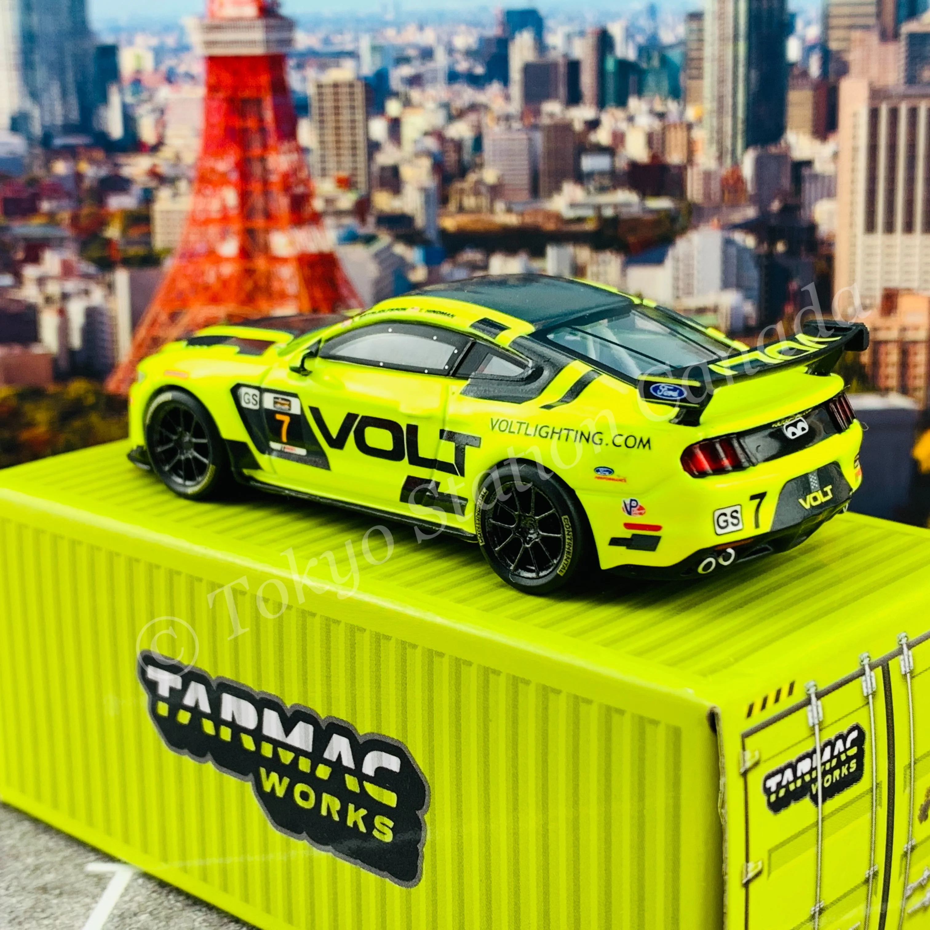 Tarmac Works 1/64 Global64 Ford Mustang GT4 IMSA 2018 T64G-011-IMSA - Image 6