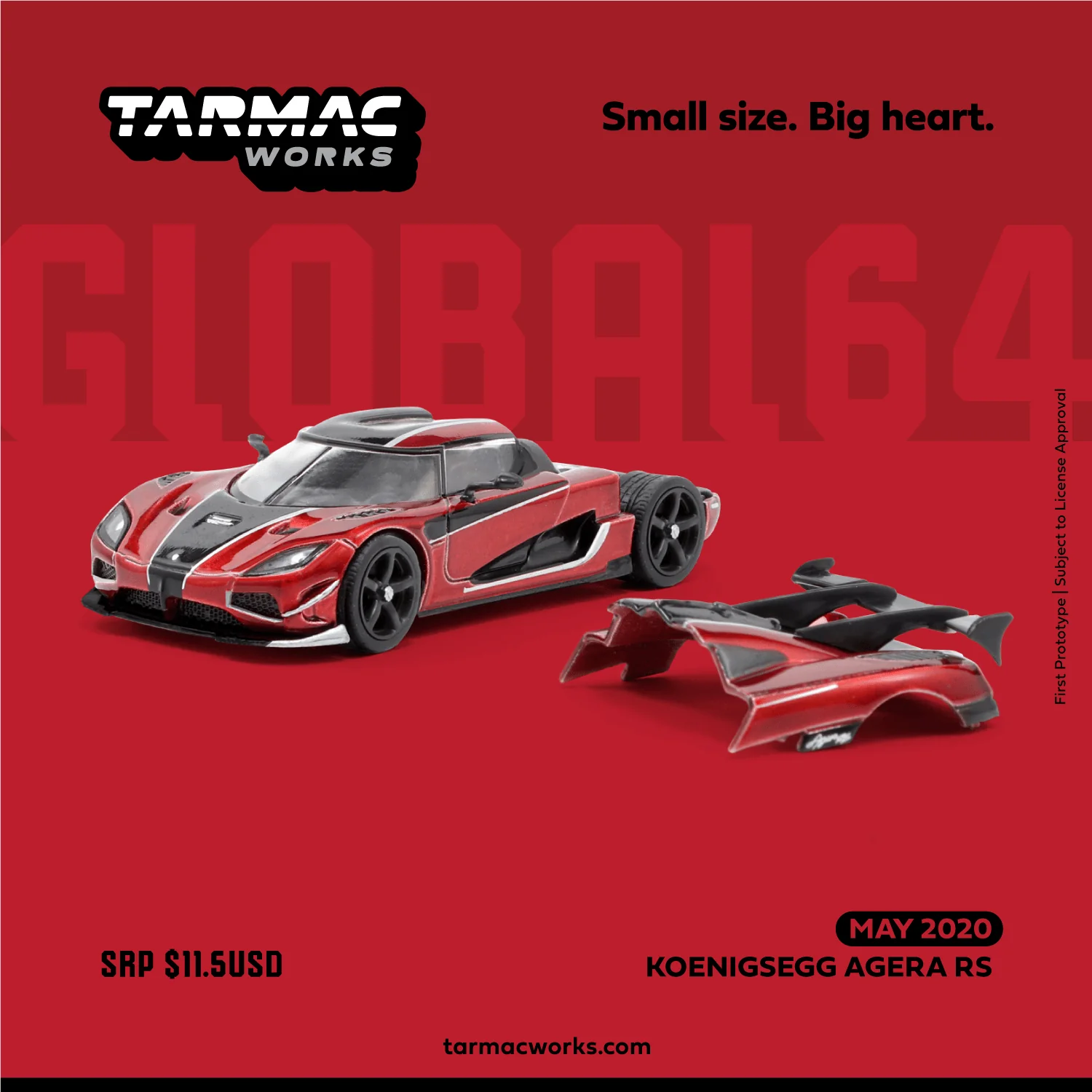 Tarmac Works 1/64 Global64 Koenigsegg Agera RS T64G-005-RD - Image 2