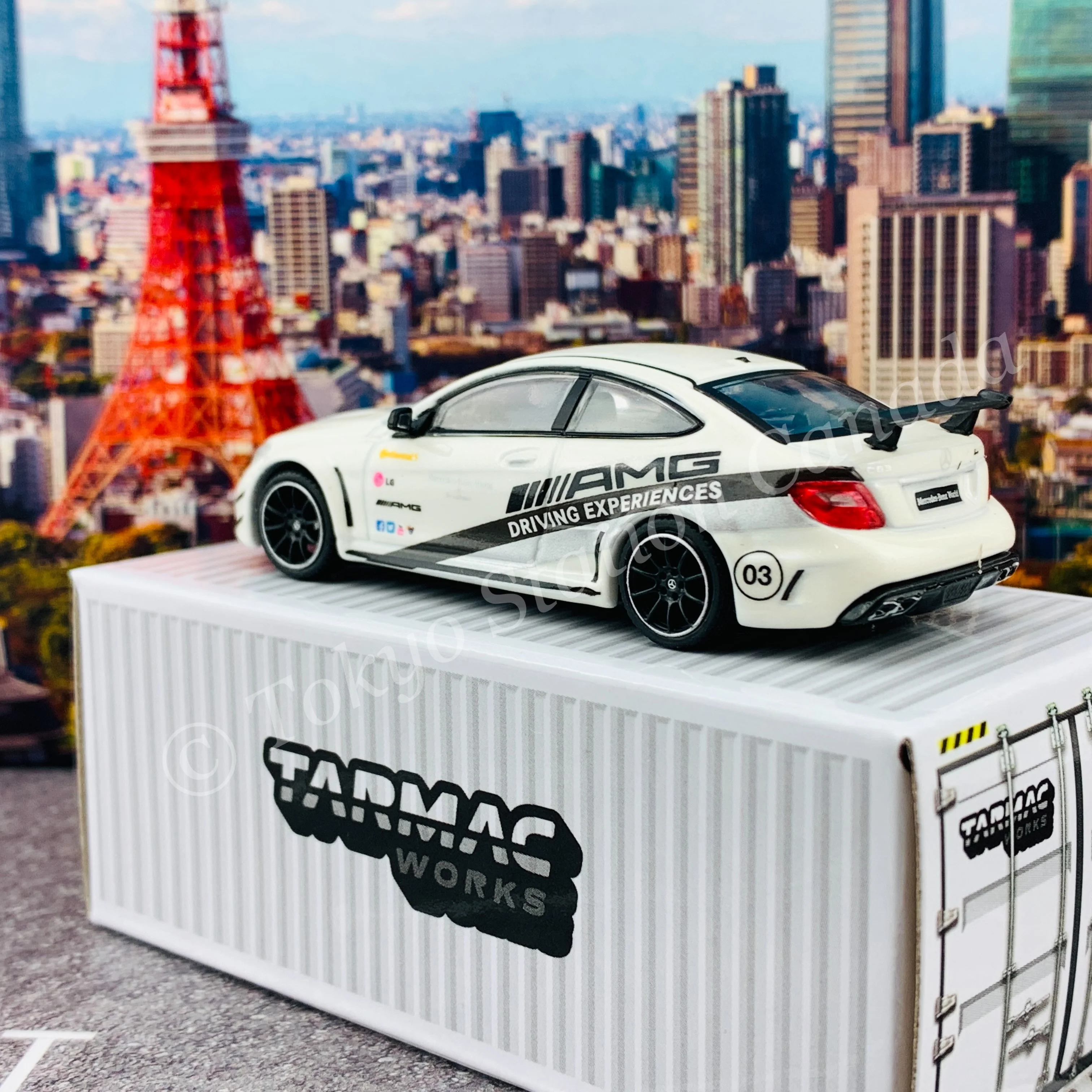 TARMAC WORKS 1/64 Global64 Mercedes-Benz C63 AMG Black Series AMG Driving Experience T64G-009-DE - Image 5