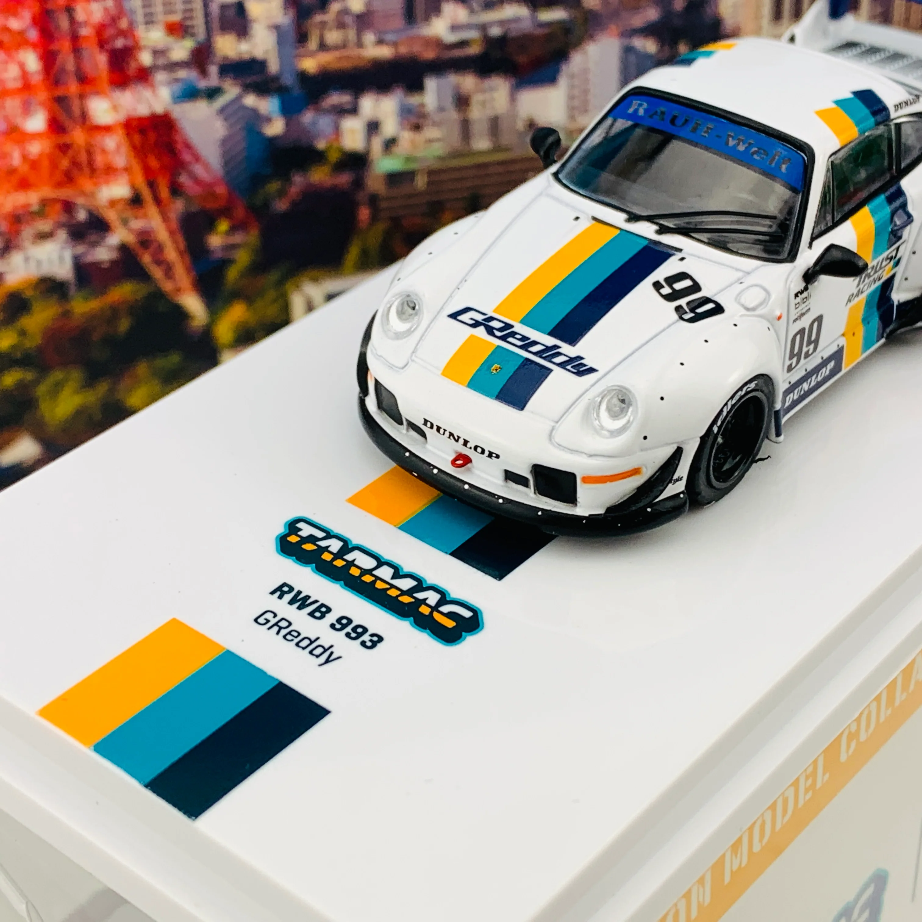 Tarmac Works 1/64 Hobby Collection RWB 993 Greddy T64-017-GDY - Image 3