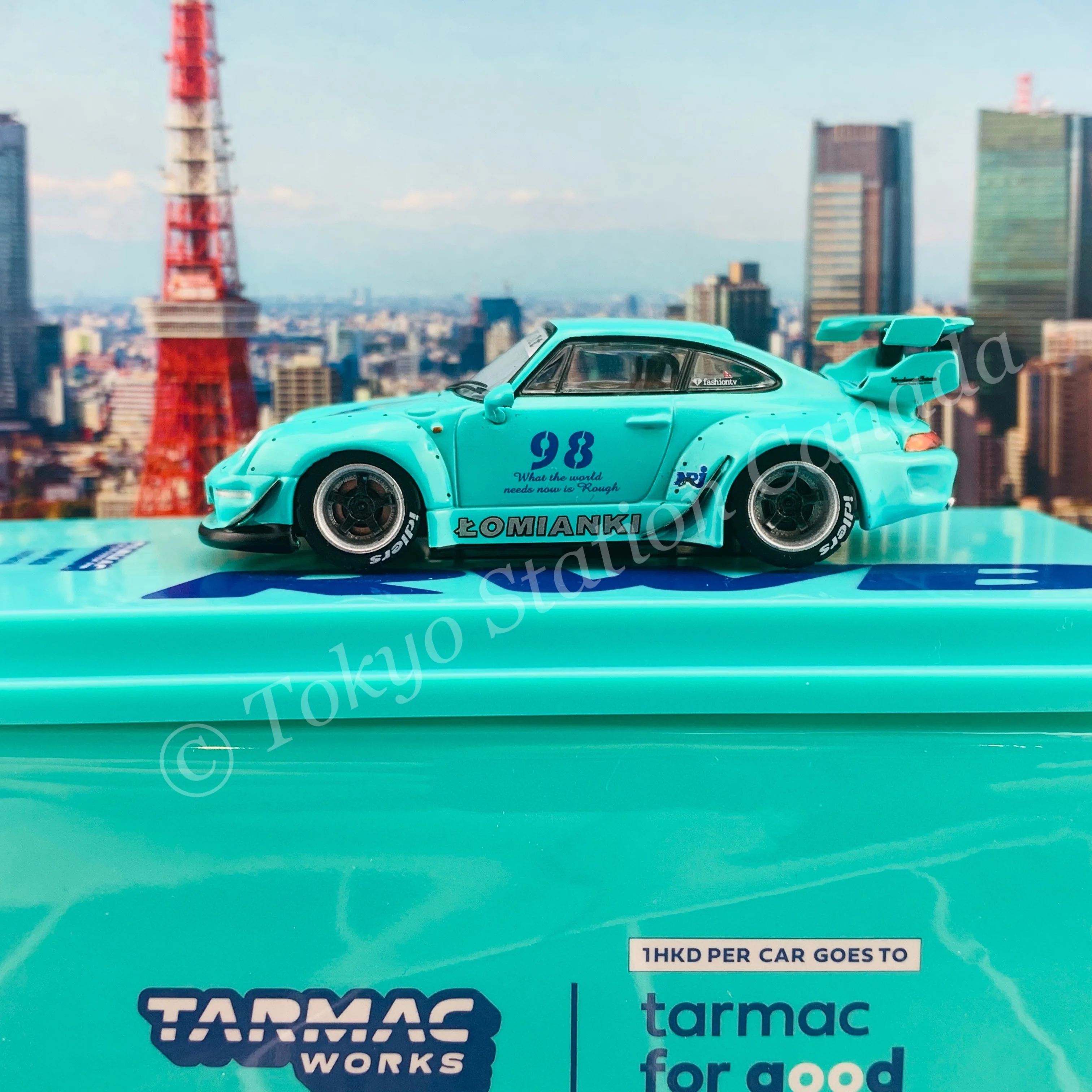 TARMAC WORKS HOBBY64 Collection 1/64 RWB 993 Lomianki T64-017-LO - Image 2