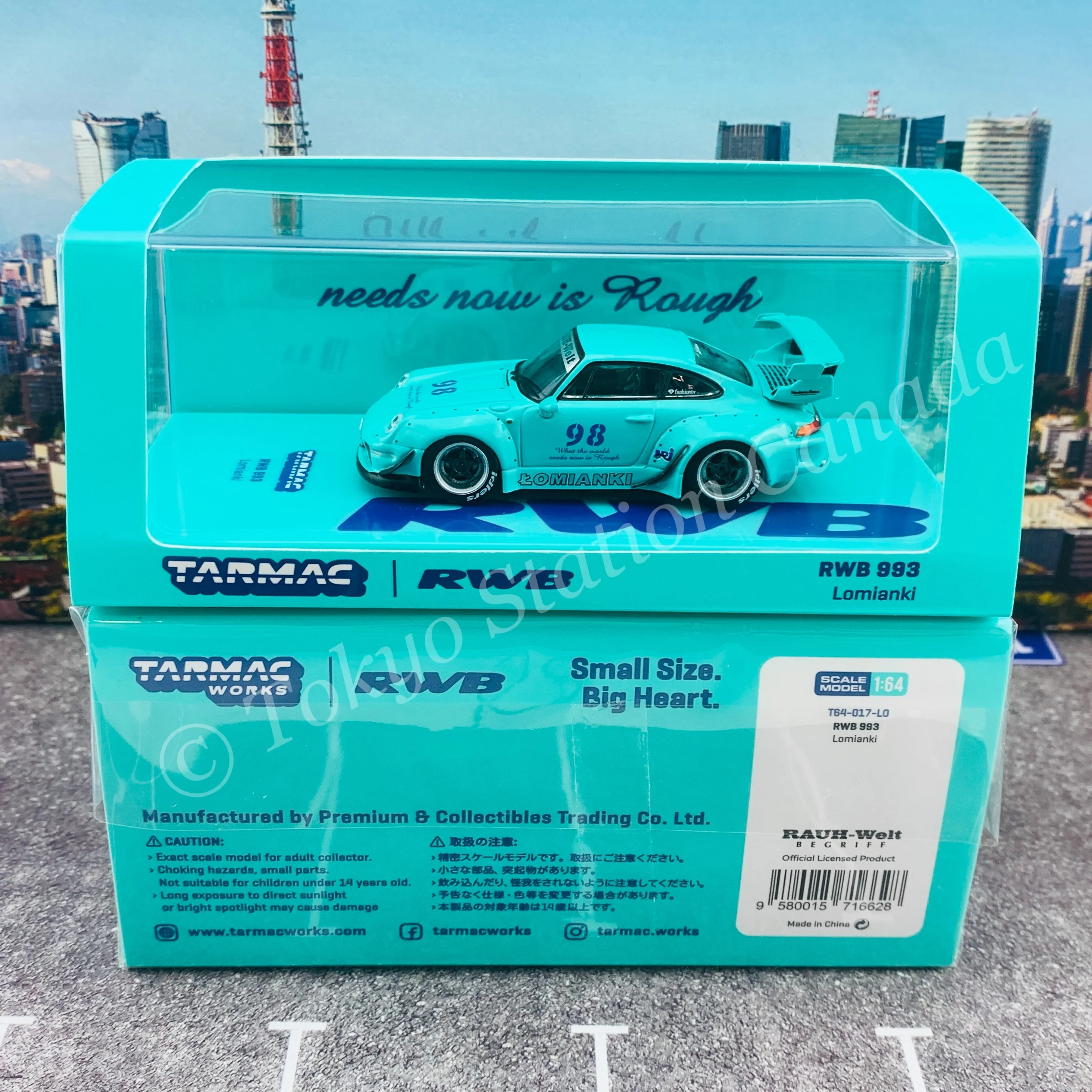 TARMAC WORKS HOBBY64 Collection 1/64 RWB 993 Lomianki T64-017-LO - Image 6