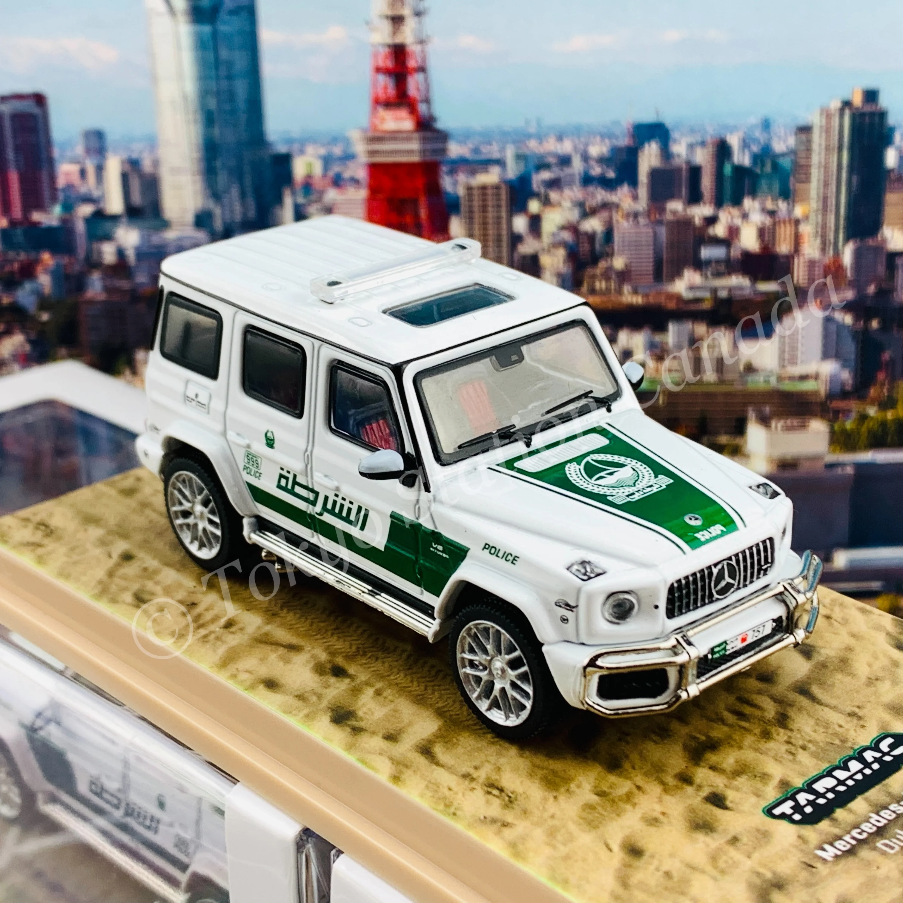 Tarmac Works 1/64 Hobby64 Mercedes-AMG G63 Dubai police T64-040-DU - Image 5