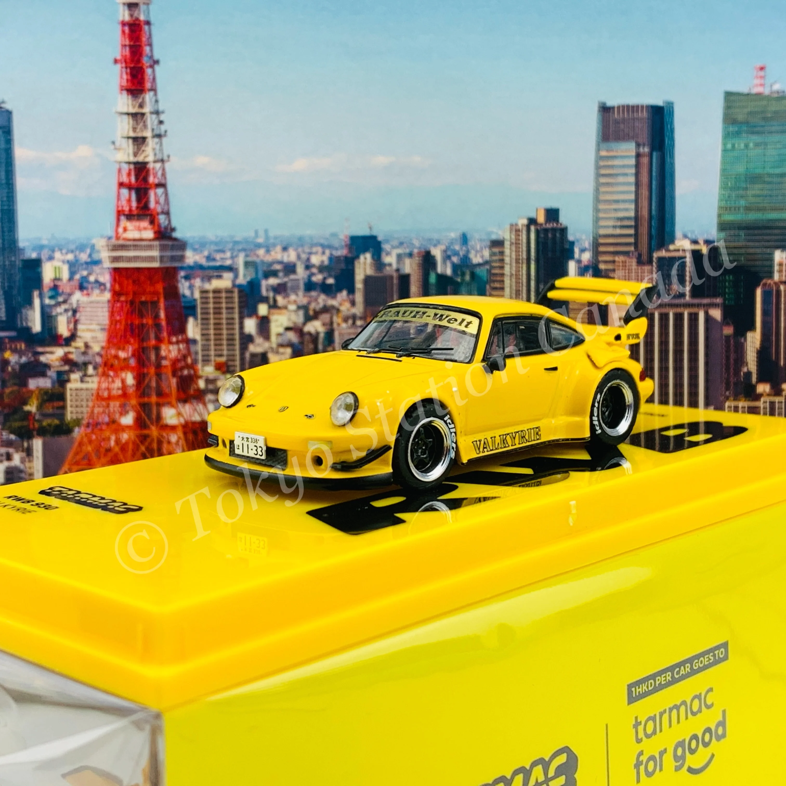Tarmac Works 1/64 HOBBY64 - RWB 930 Valkyrie T64-015-YL **Limit to 1 unit per customer/address** - Image 2
