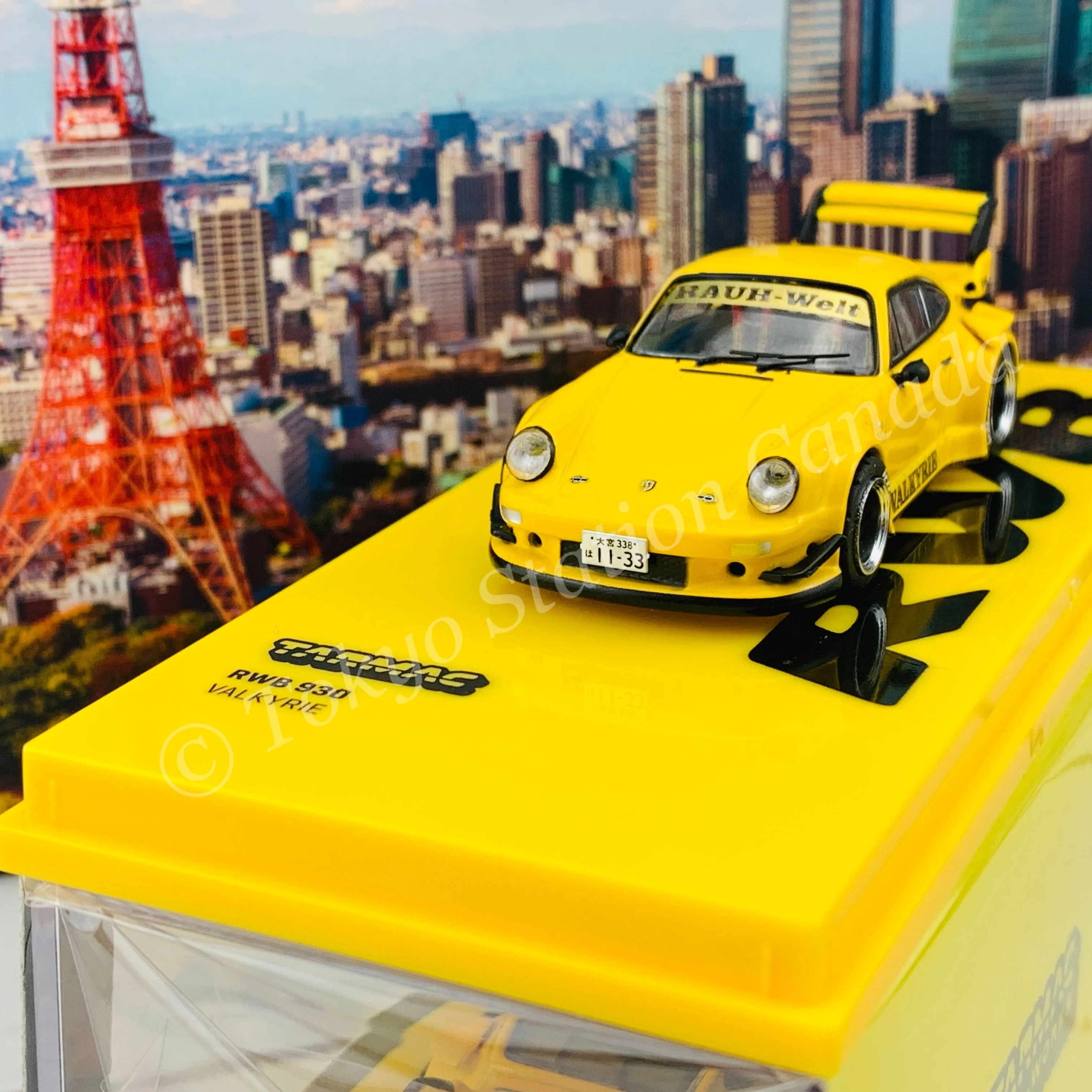 Tarmac Works 1/64 HOBBY64 - RWB 930 Valkyrie T64-015-YL **Limit to 1 unit per customer/address** - Image 3