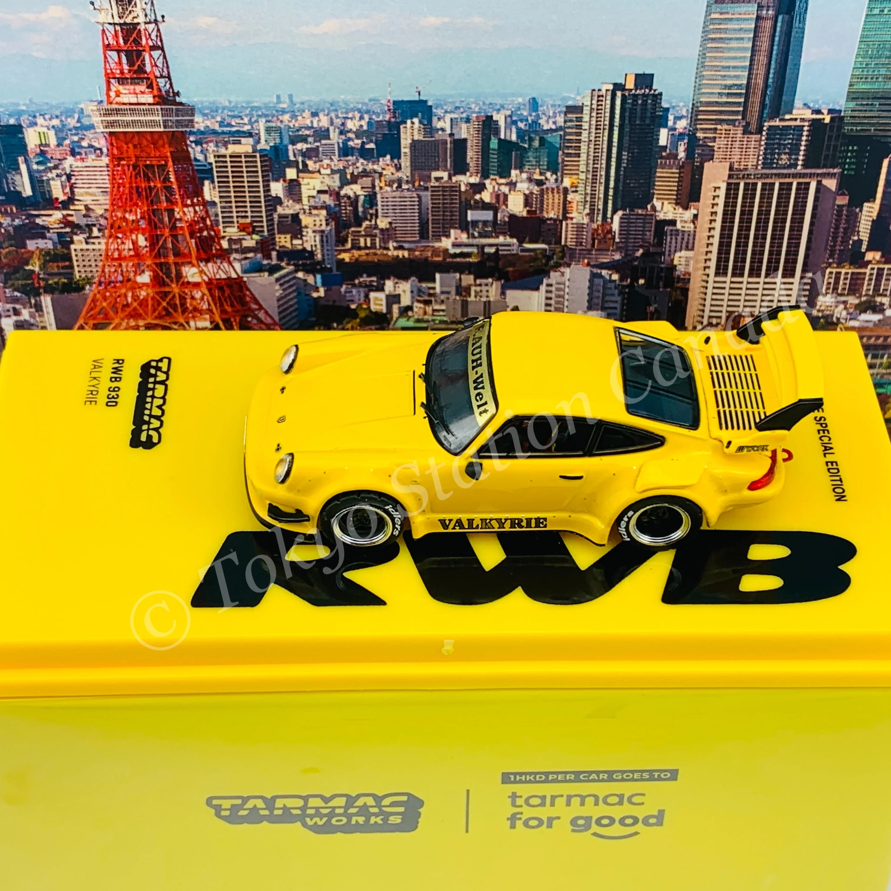 Tarmac Works 1/64 HOBBY64 - RWB 930 Valkyrie T64-015-YL **Limit to 1 unit per customer/address** - Image 4