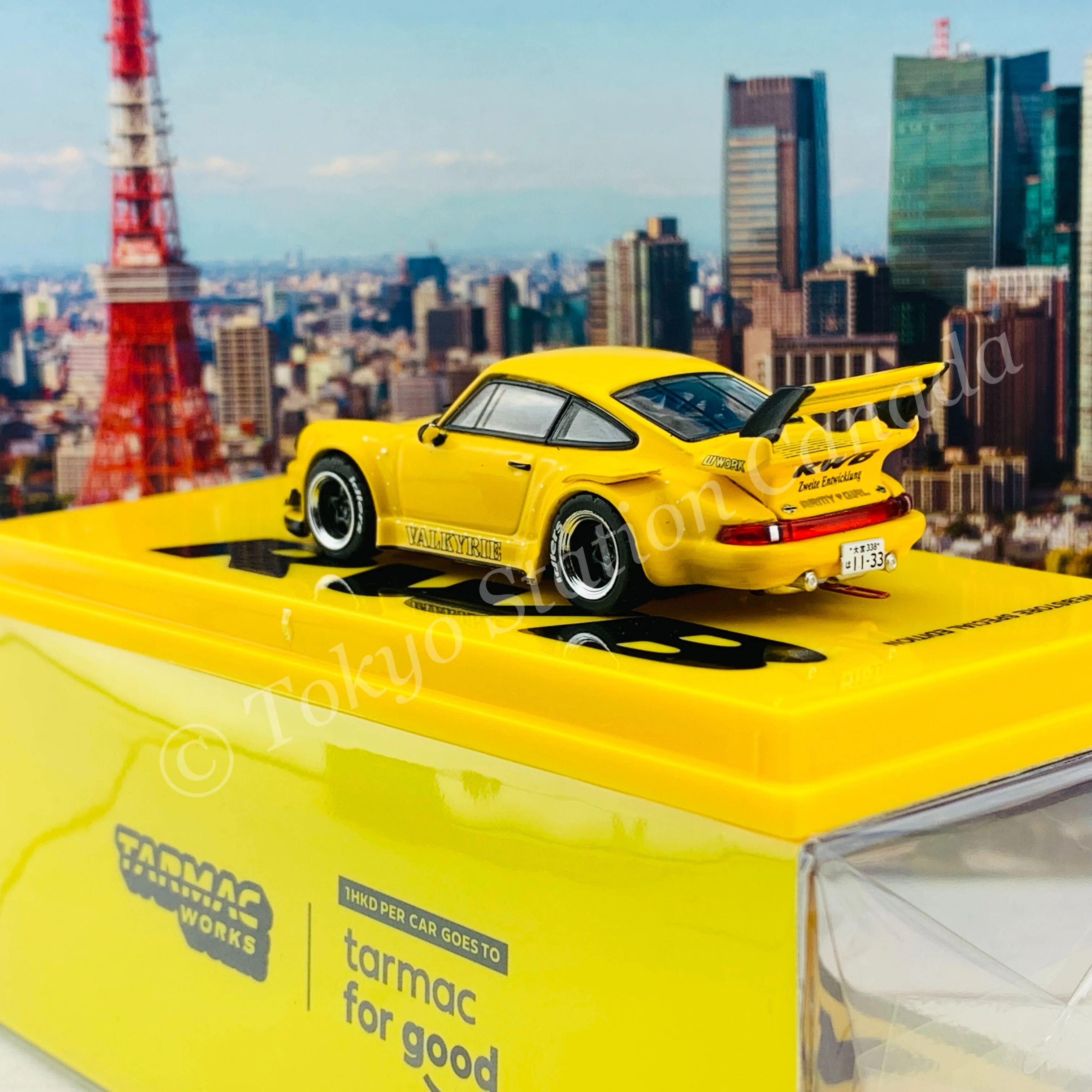 Tarmac Works 1/64 HOBBY64 - RWB 930 Valkyrie T64-015-YL **Limit to 1 unit per customer/address** - Image 5