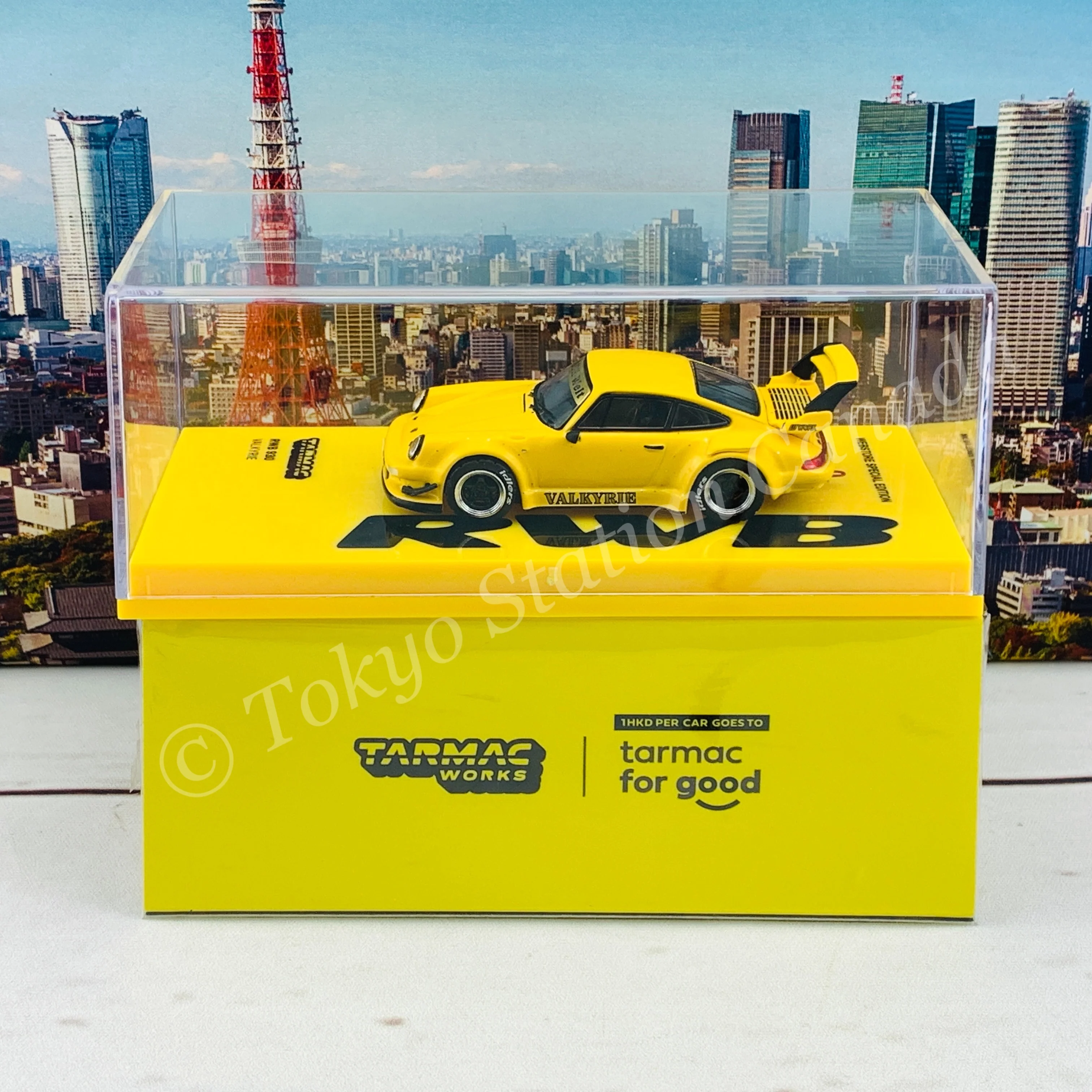 Tarmac Works 1/64 HOBBY64 - RWB 930 Valkyrie T64-015-YL **Limit to 1 unit per customer/address** - Image 6