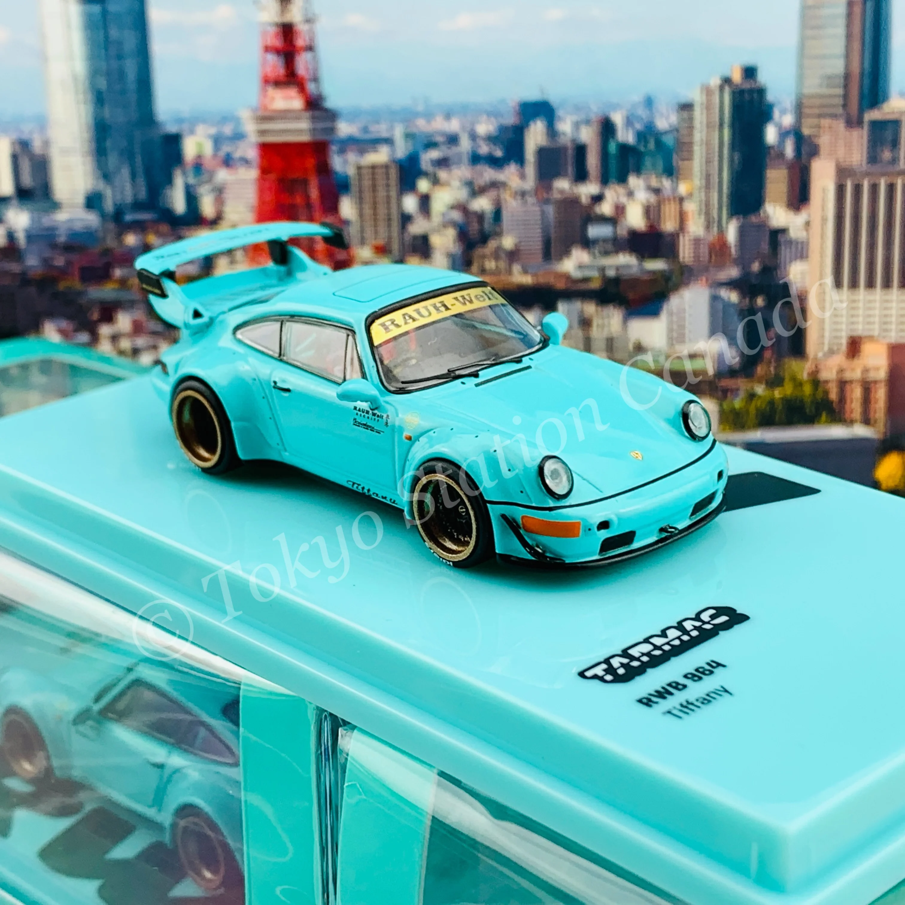 Tarmac Works 1/64 HOBBY64 RWB 964 Tiffany T64-037-TIF - Image 4