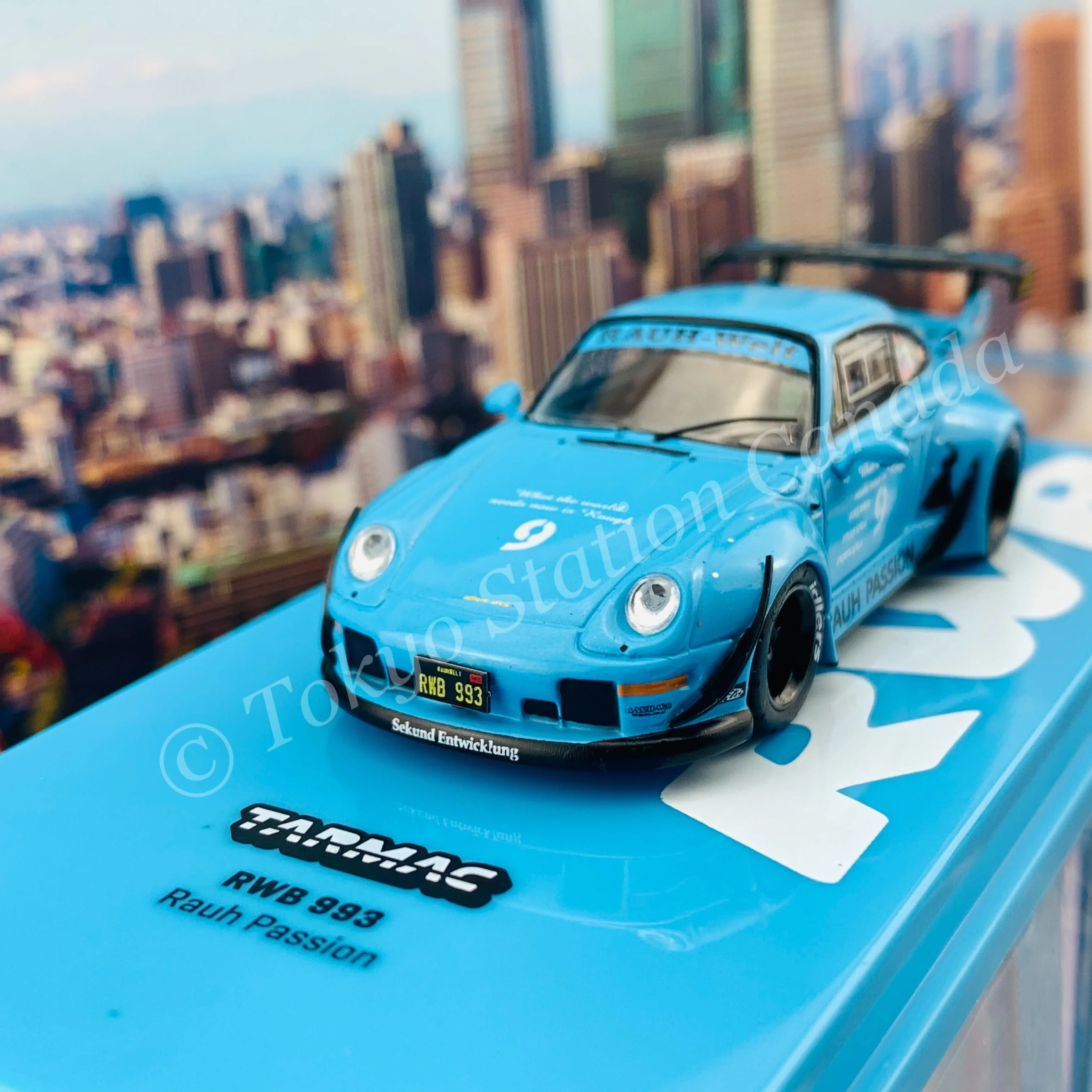 TARMAC WORKS 1/64 HOBBY64 RWB 993 Rauh Passion T64-017-RP - Image 2