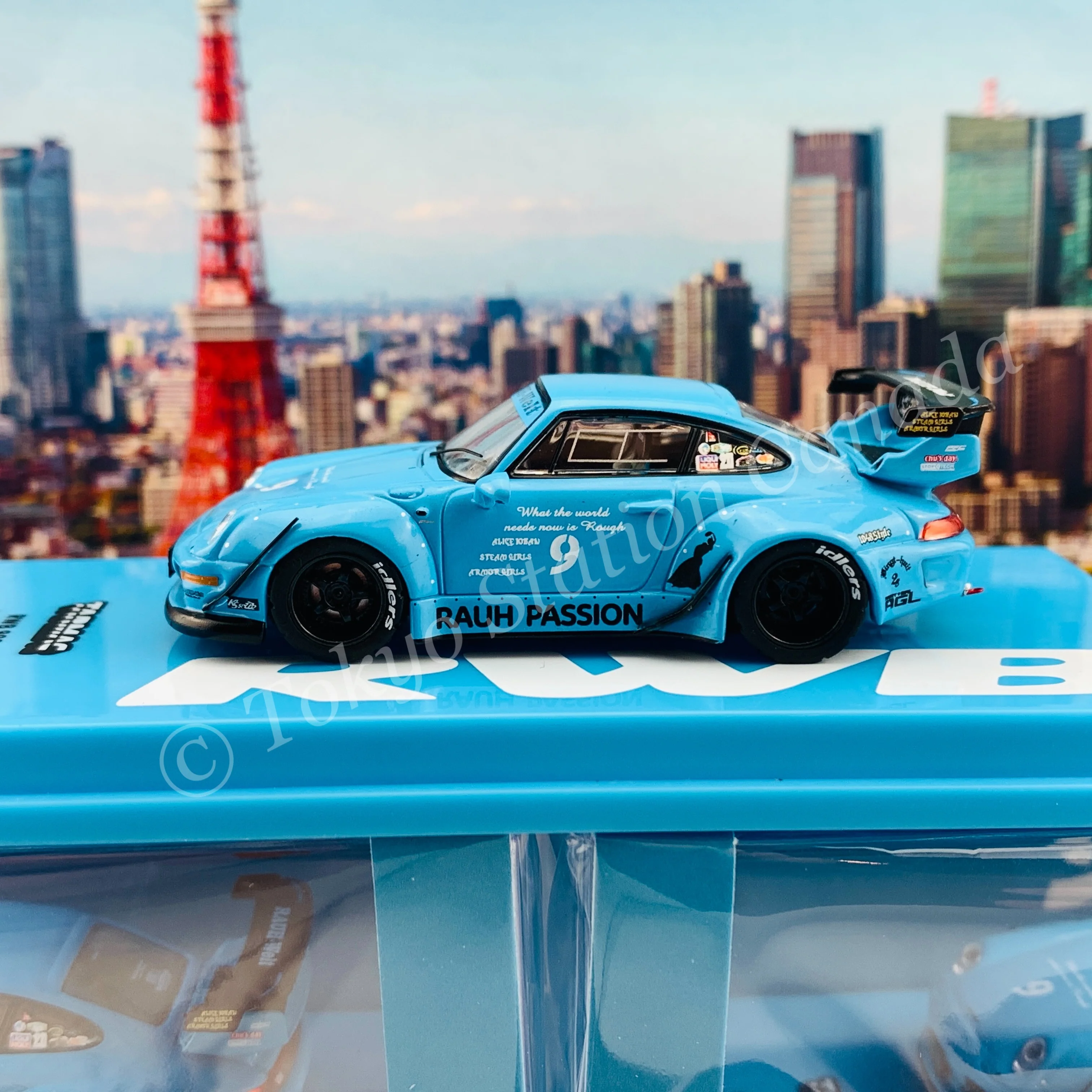 TARMAC WORKS 1/64 HOBBY64 RWB 993 Rauh Passion T64-017-RP - Image 3