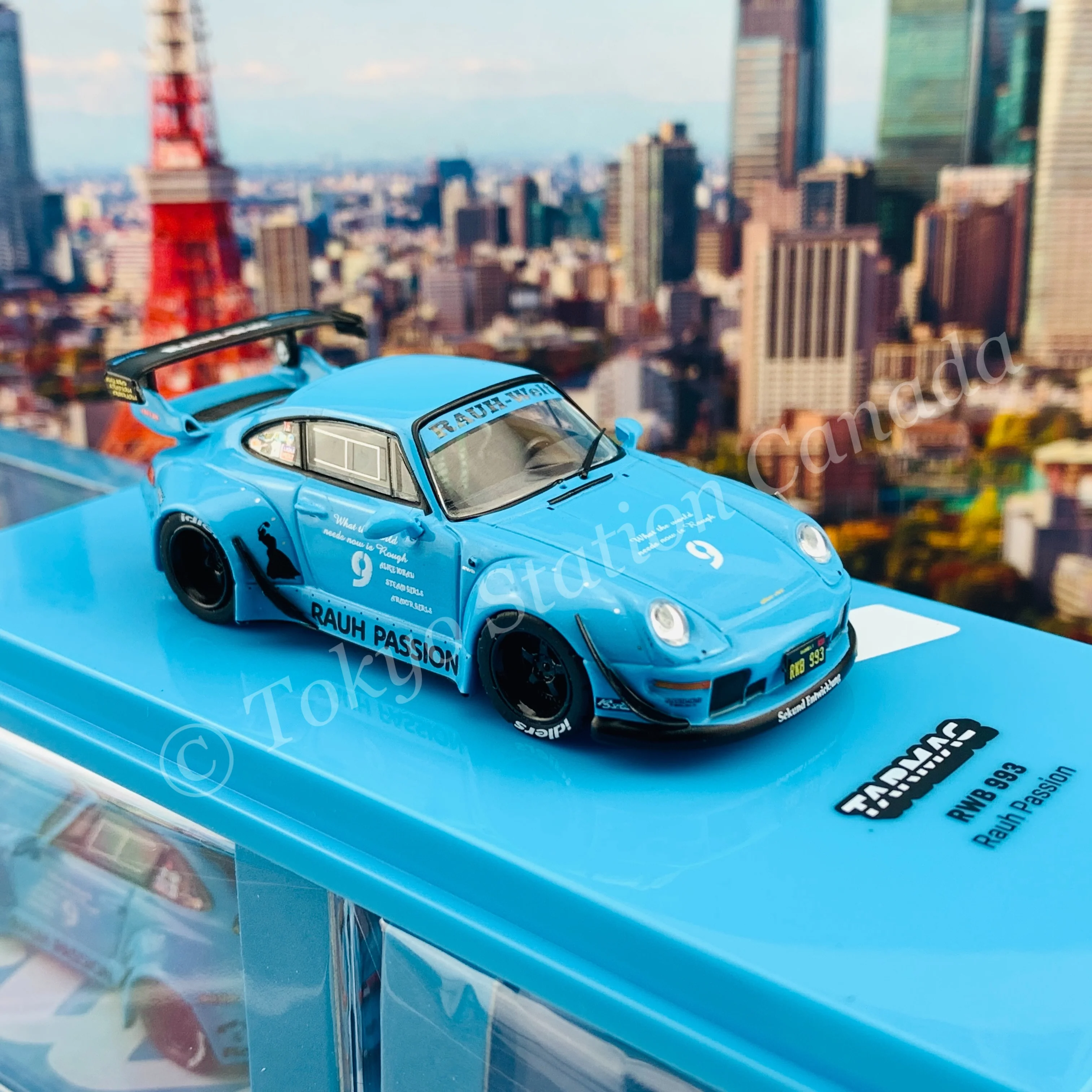 TARMAC WORKS 1/64 HOBBY64 RWB 993 Rauh Passion T64-017-RP - Image 4