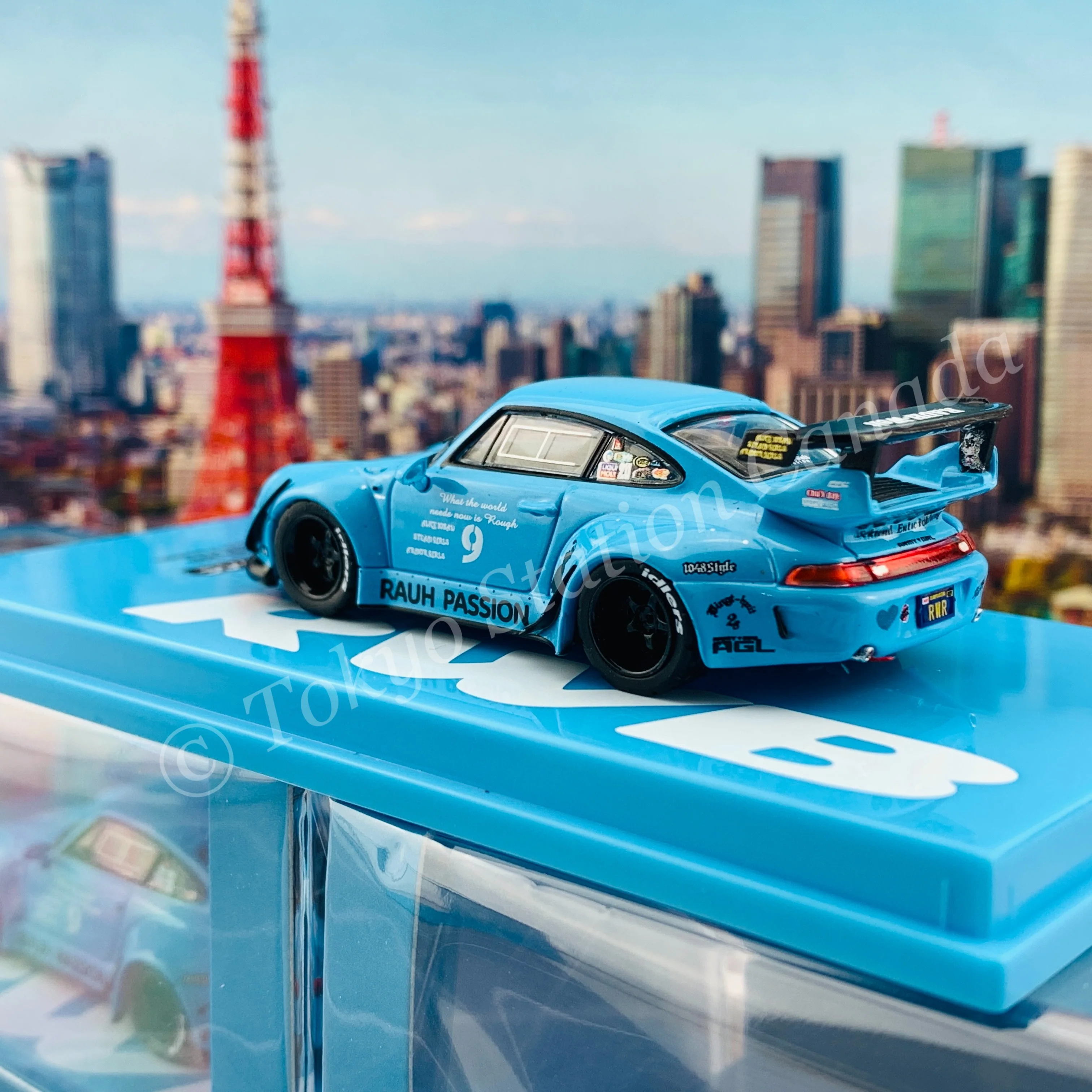 TARMAC WORKS 1/64 HOBBY64 RWB 993 Rauh Passion T64-017-RP - Image 5