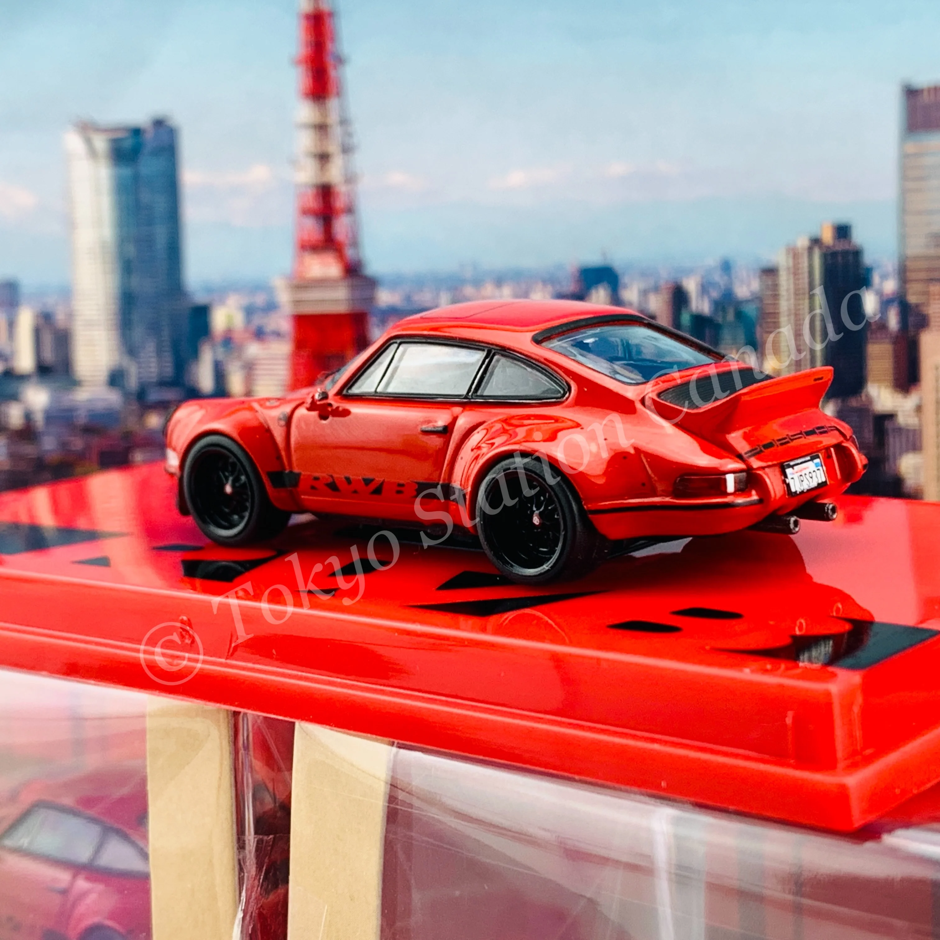 Tarmac Works 1/64 HOBBY64 RWB Backdate Red T64-046-RE - Image 4