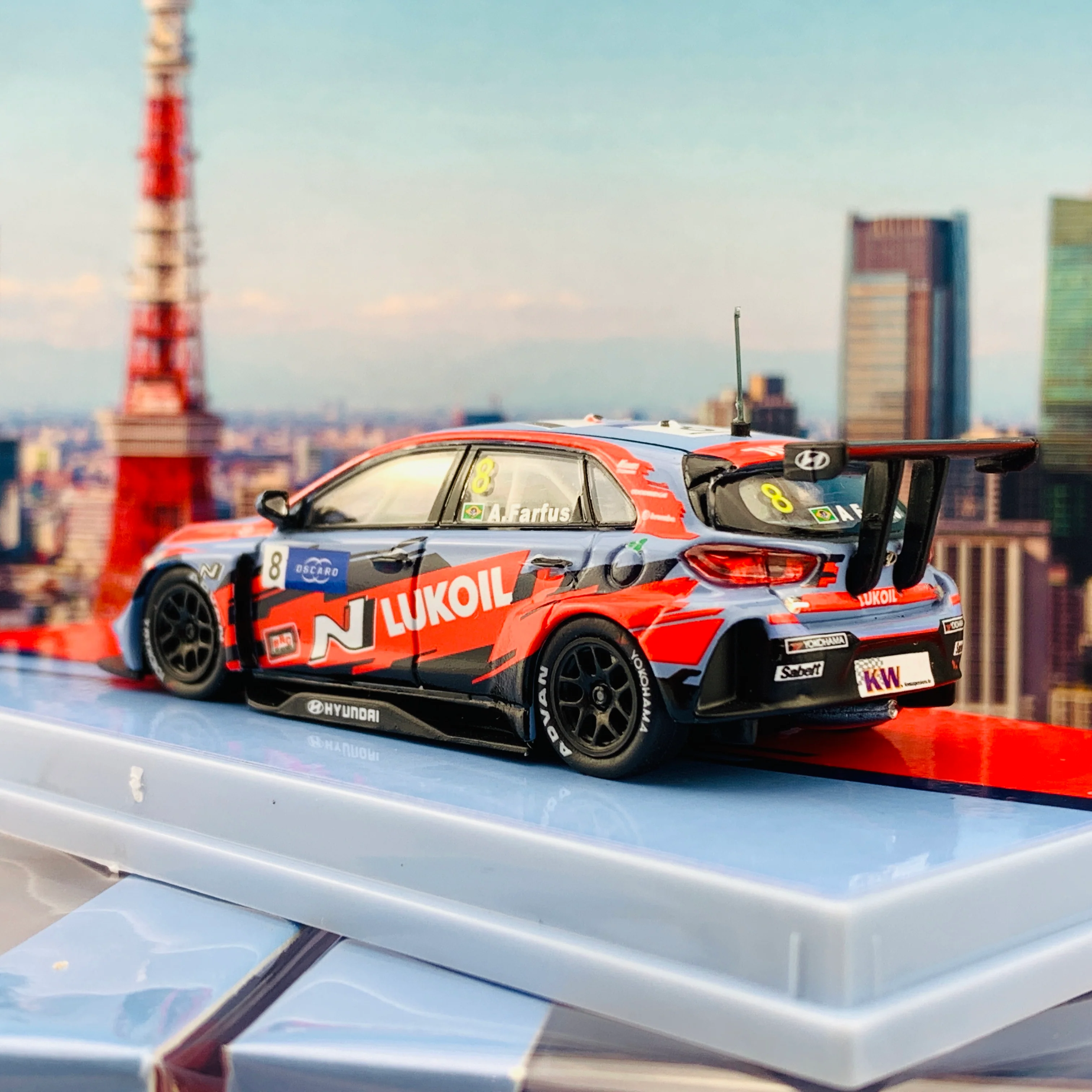 Tarmac Works 1/64 Hyundai i30 N TCR WTCR 2019 Augusto Farfus * Limited to 1248pcs * T64-031-19WTCR08 - Image 4