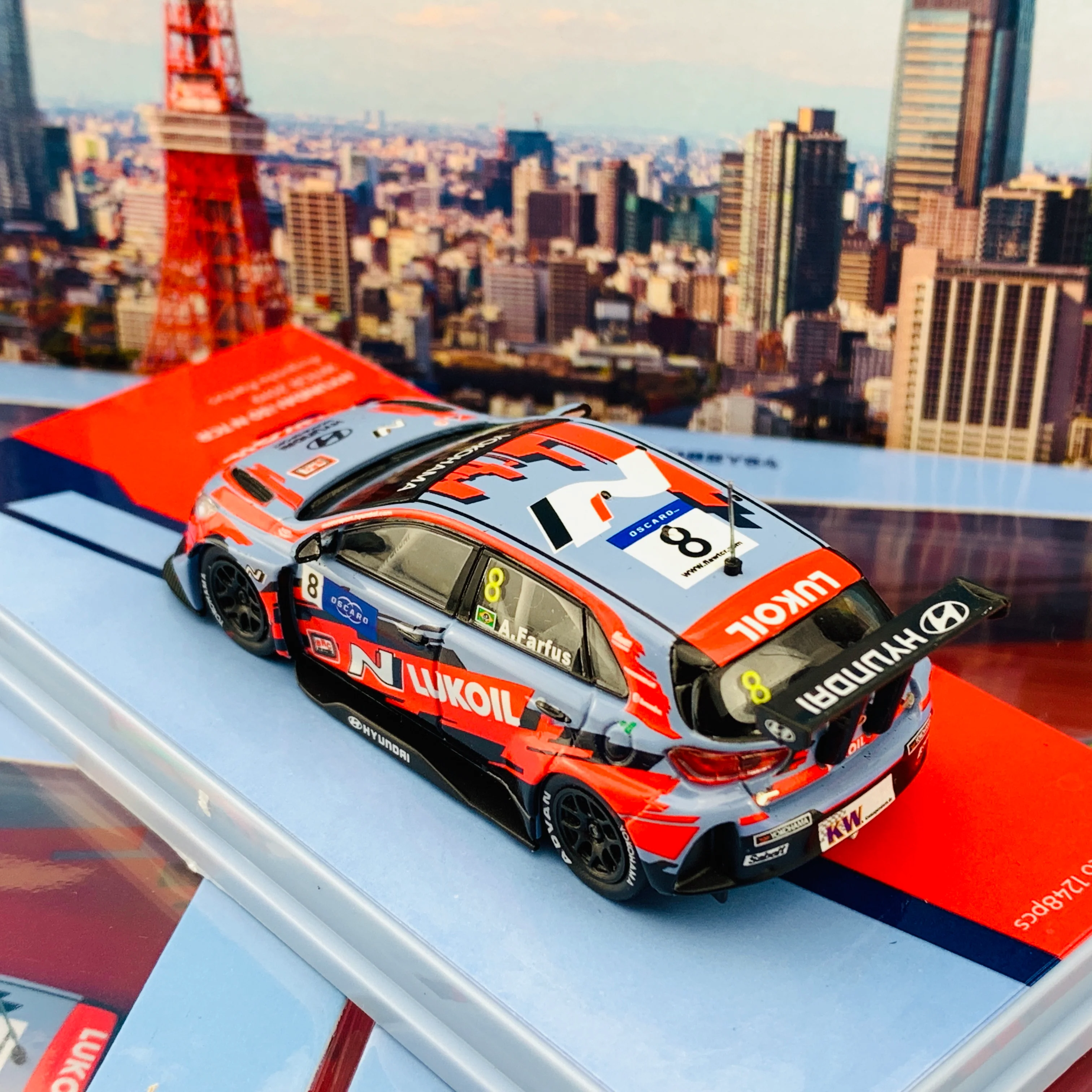 Tarmac Works 1/64 Hyundai i30 N TCR WTCR 2019 Augusto Farfus * Limited to 1248pcs * T64-031-19WTCR08 - Image 5