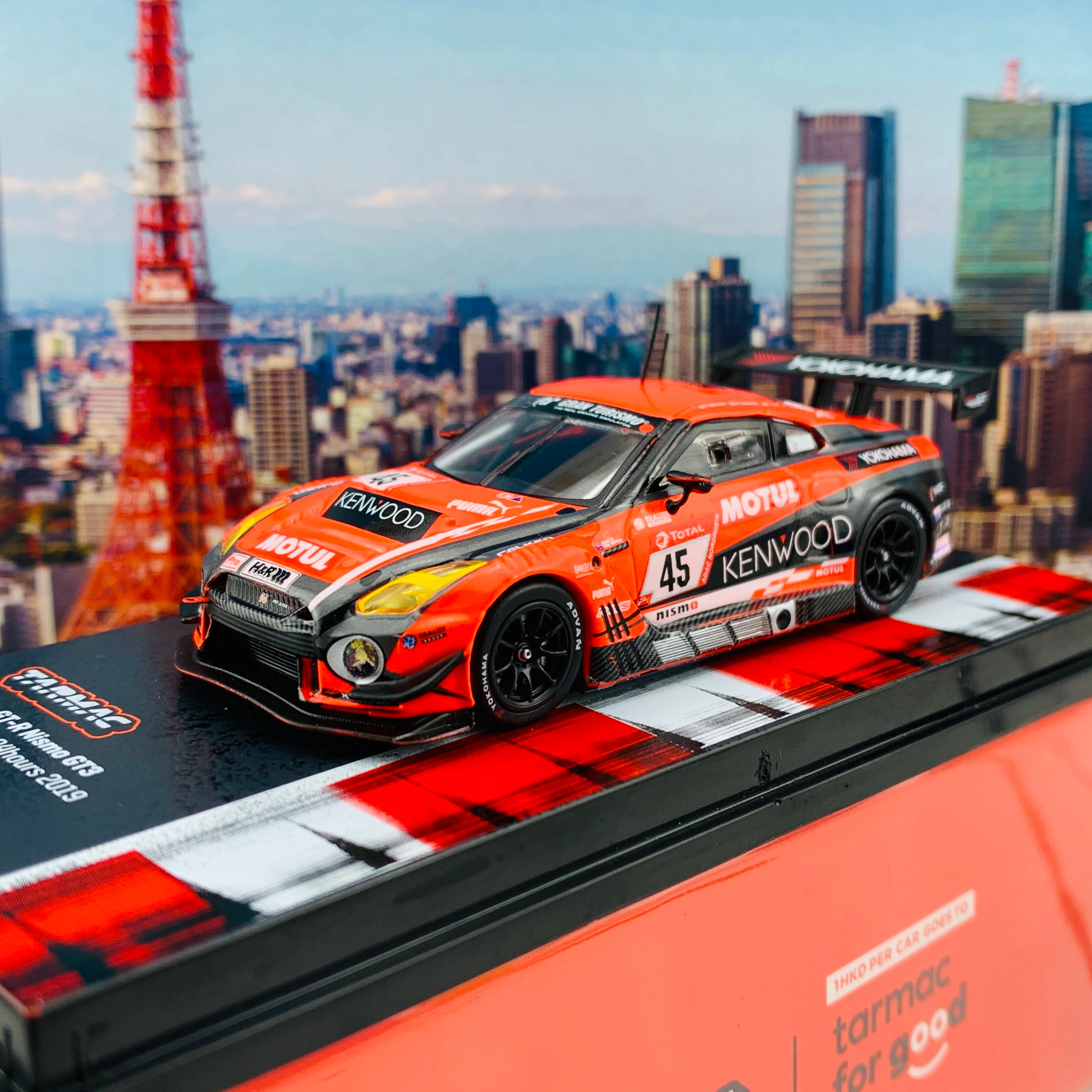 Tarmac Works 1/64 Nissan GT-R Nismo GT3 Nürburgring 24hours 2019 Coronel / Fujii / Matsuda / Takaboshi  T64-035-19NUR45 - Image 2