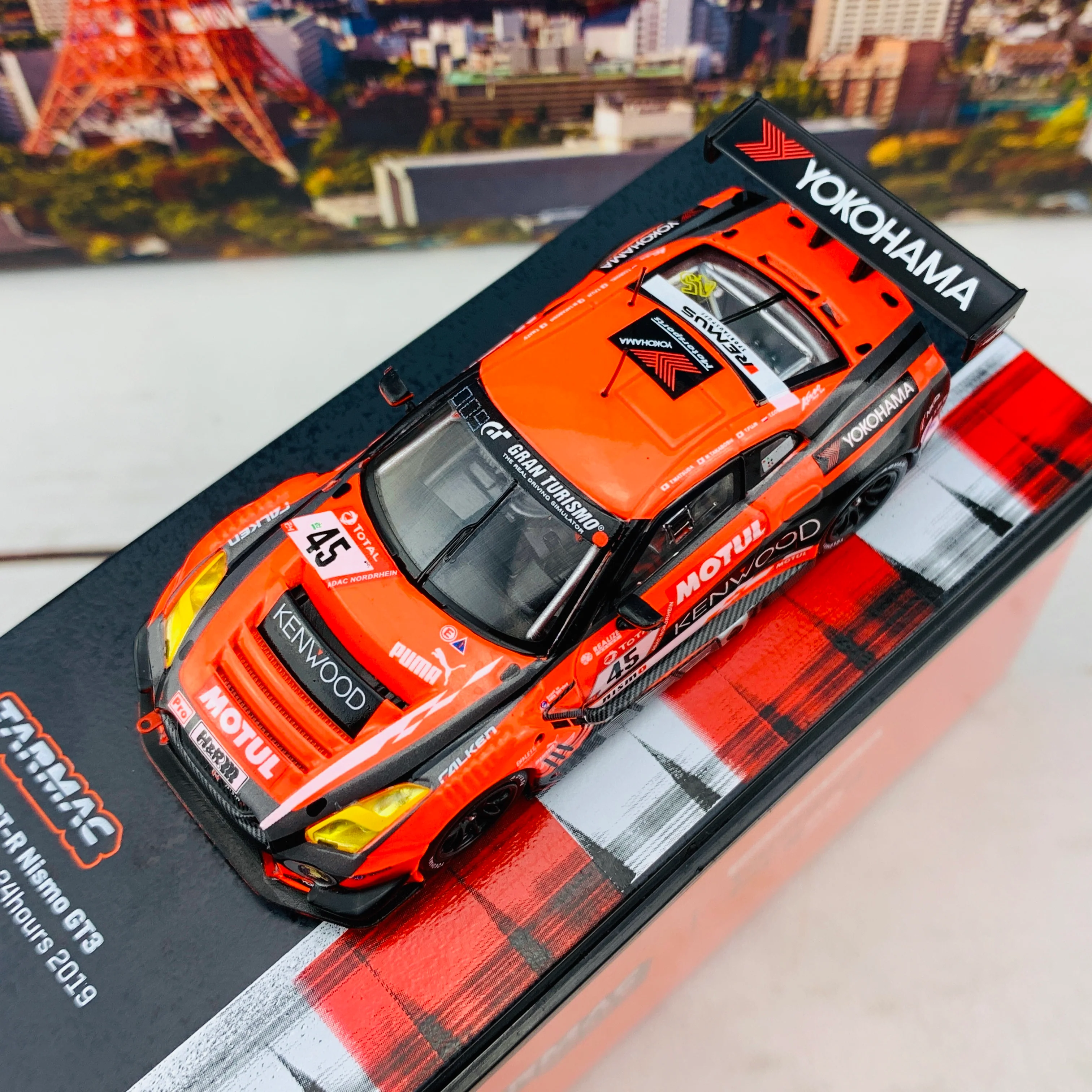 Tarmac Works 1/64 Nissan GT-R Nismo GT3 Nürburgring 24hours 2019 Coronel / Fujii / Matsuda / Takaboshi  T64-035-19NUR45 - Image 4