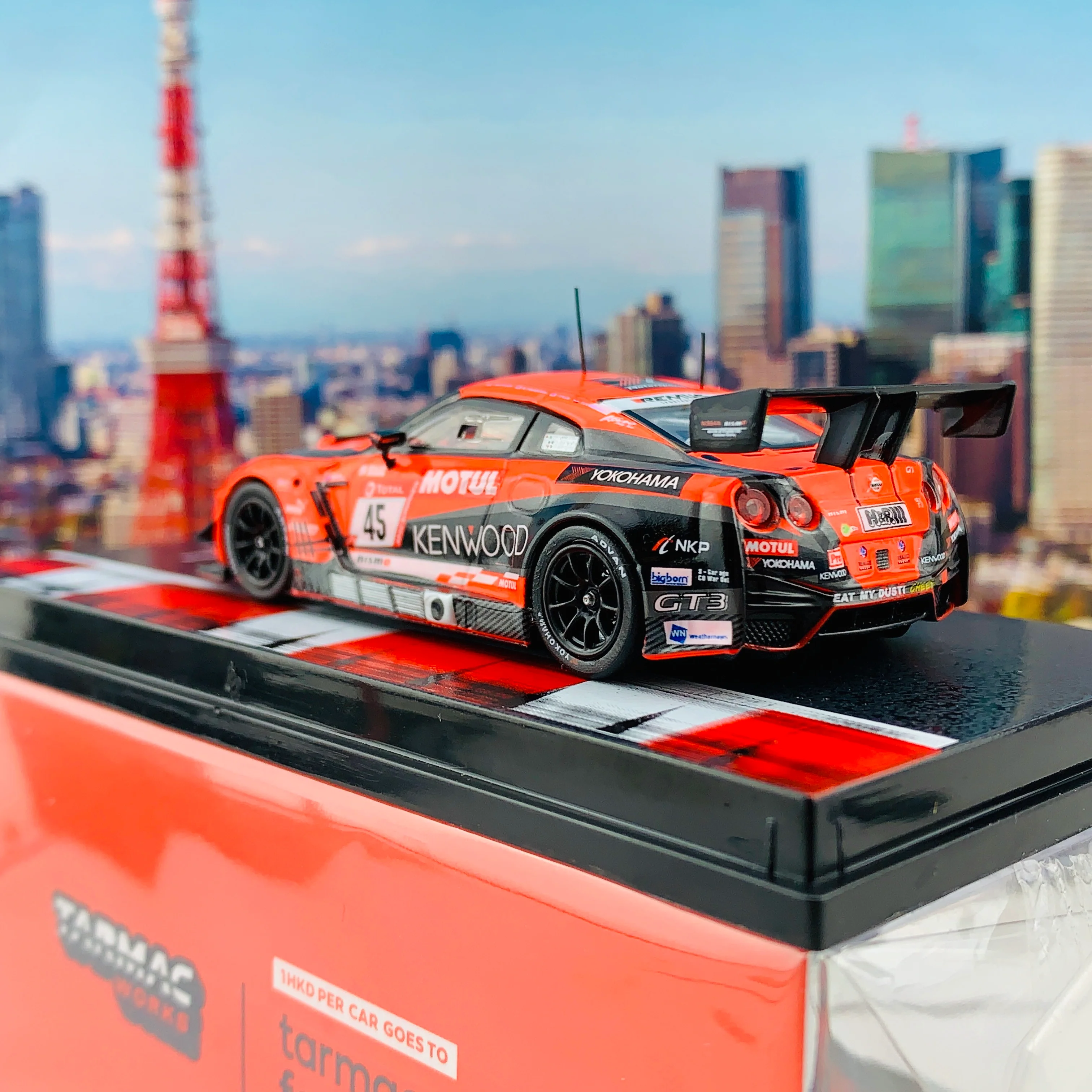 Tarmac Works 1/64 Nissan GT-R Nismo GT3 Nürburgring 24hours 2019 Coronel / Fujii / Matsuda / Takaboshi  T64-035-19NUR45 - Image 5